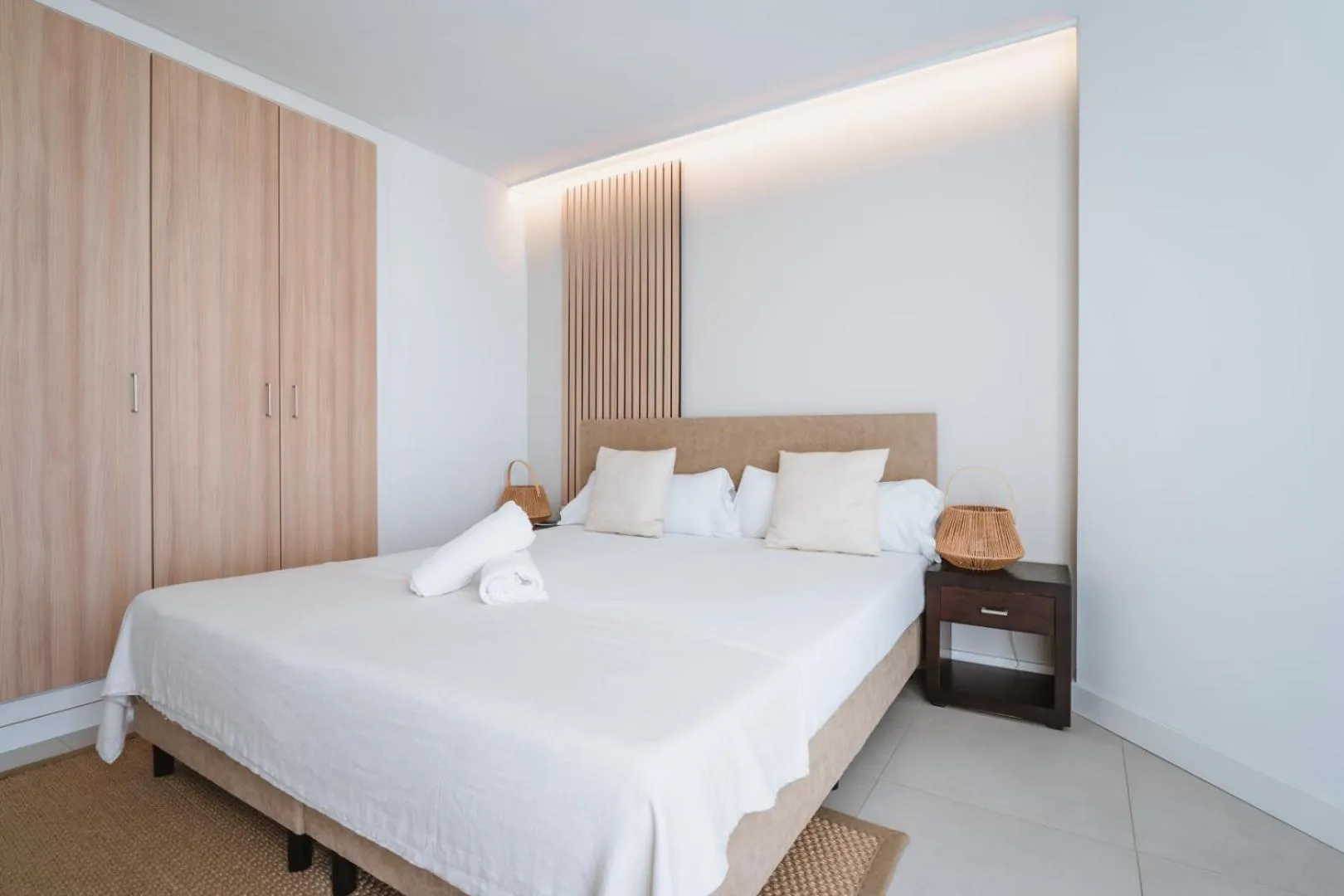 Bed in Portomar Apartments - 4-Star Superior Hotel