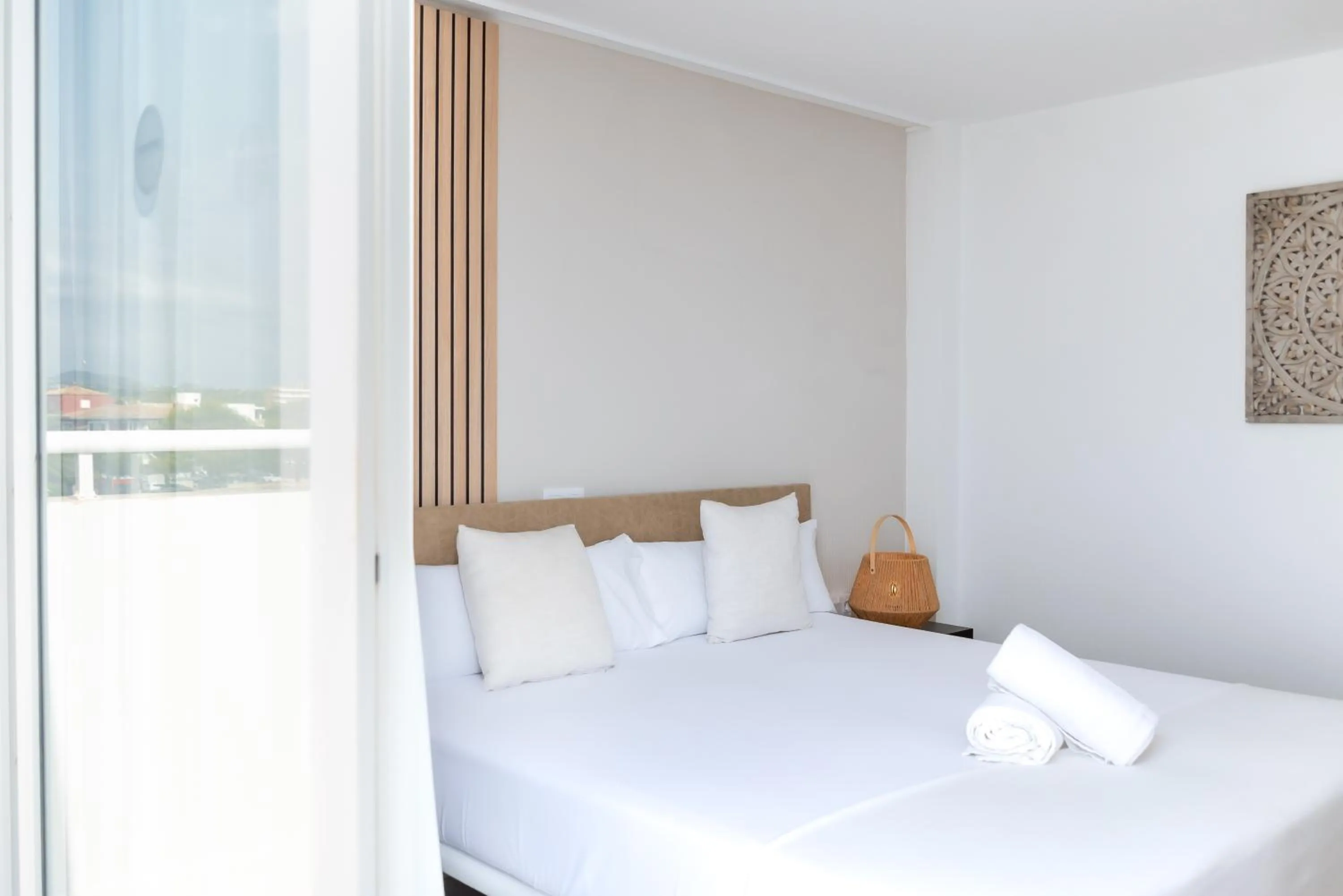 Bed in Portomar Apartments - 4-Star Superior Hotel