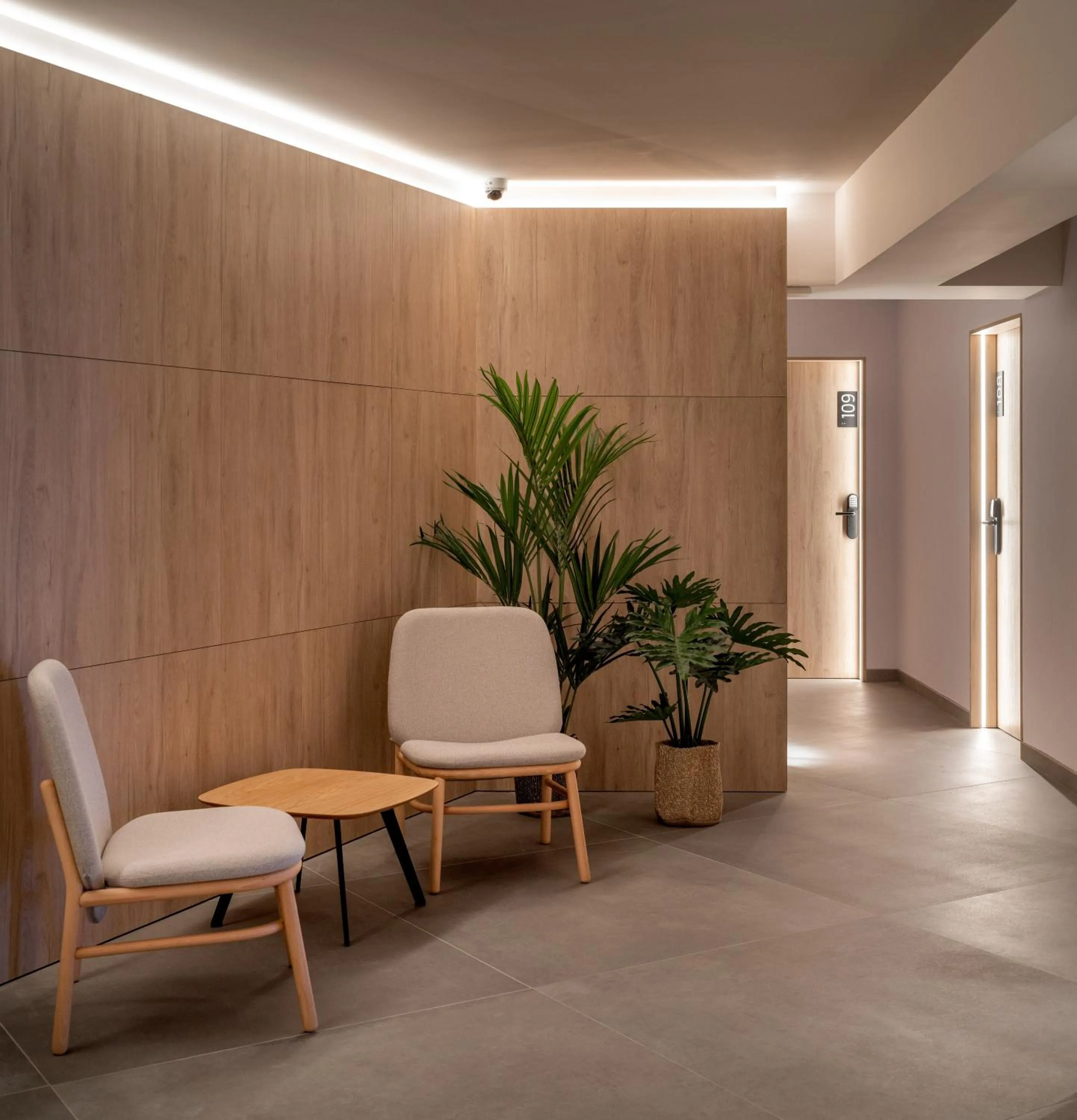 Lobby or reception in Líbere Bilbao Museo