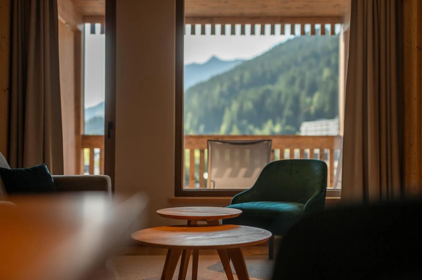 Living room in ADEA Lifestyle Suites Fieberbrunn