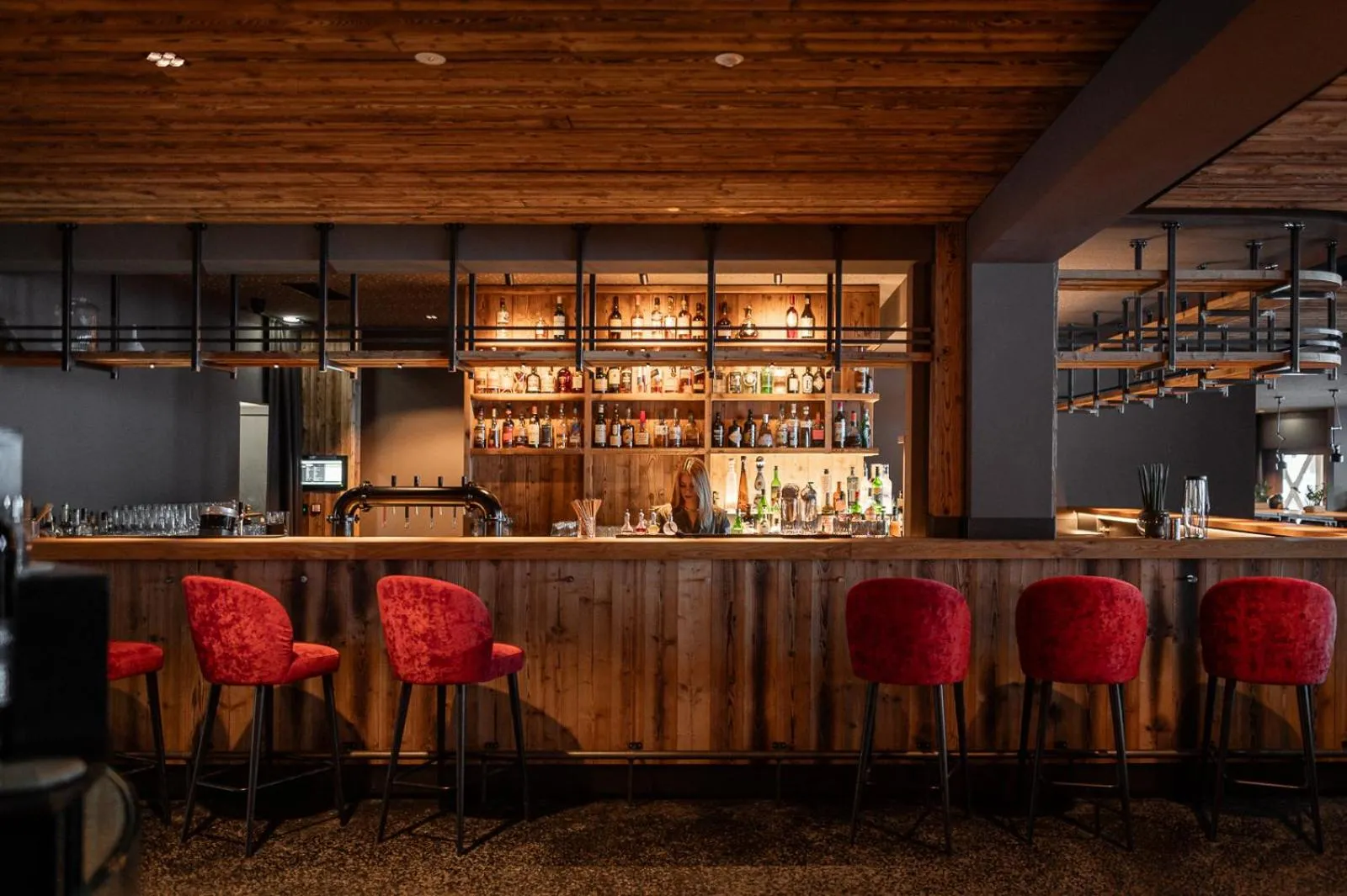 Lounge or bar in ADEA Lifestyle Suites Fieberbrunn