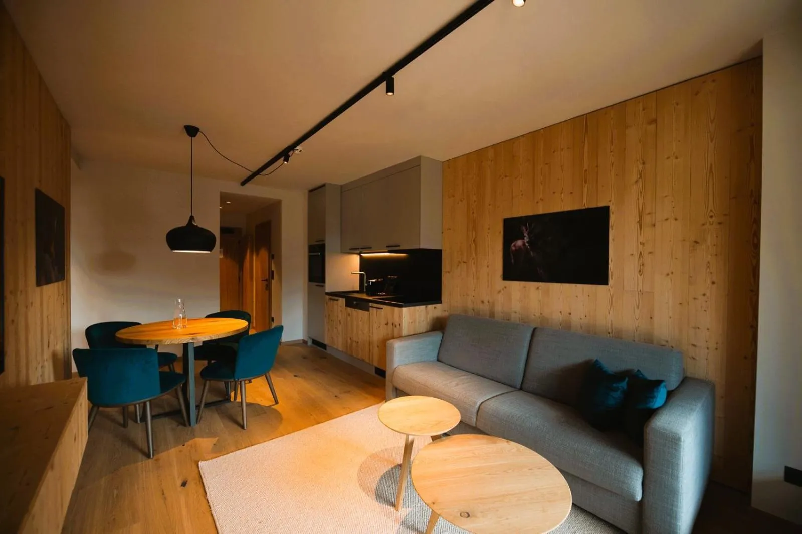 Living room in ADEA Lifestyle Suites Fieberbrunn