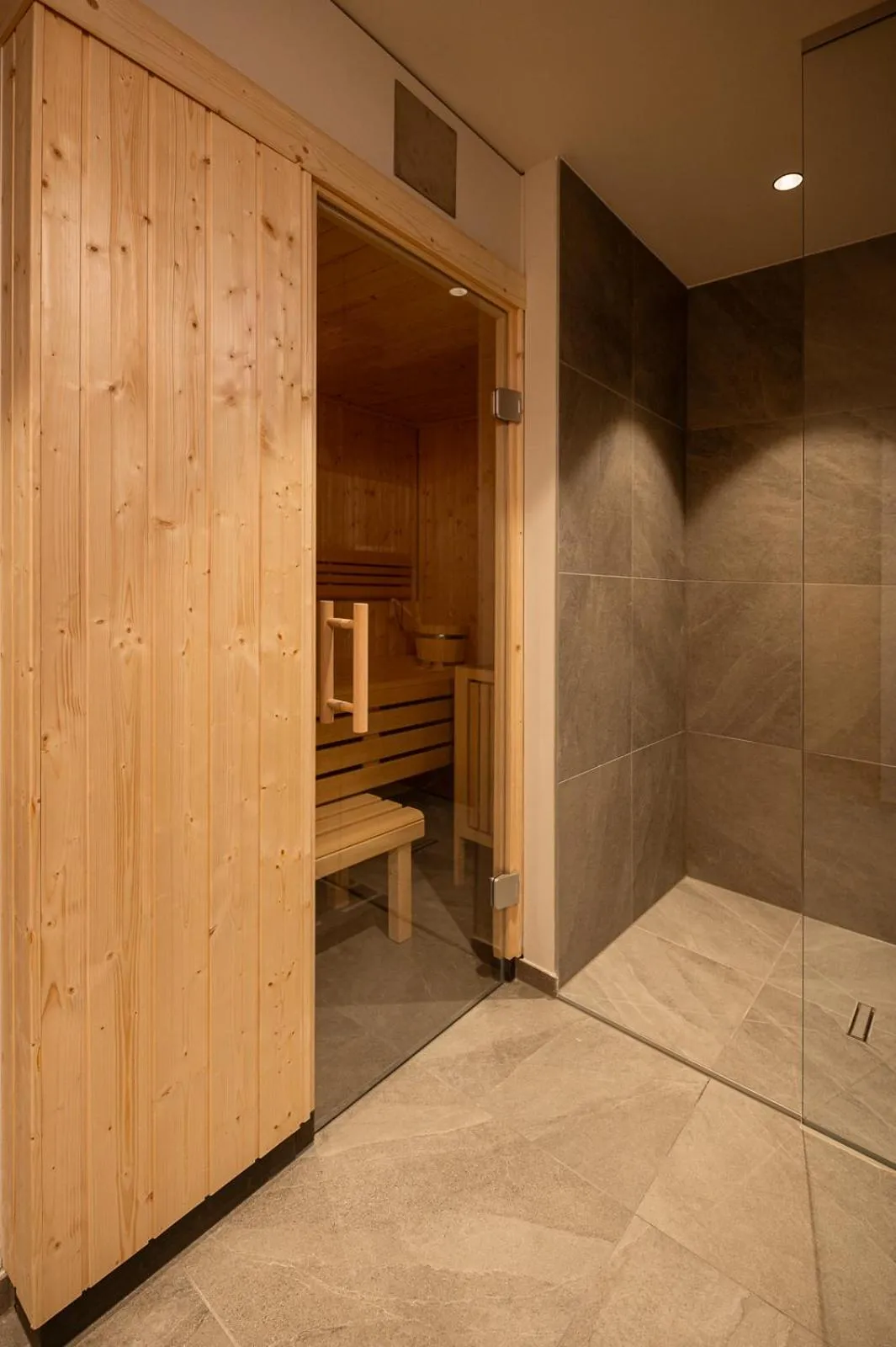 Sauna in ADEA Lifestyle Suites Fieberbrunn