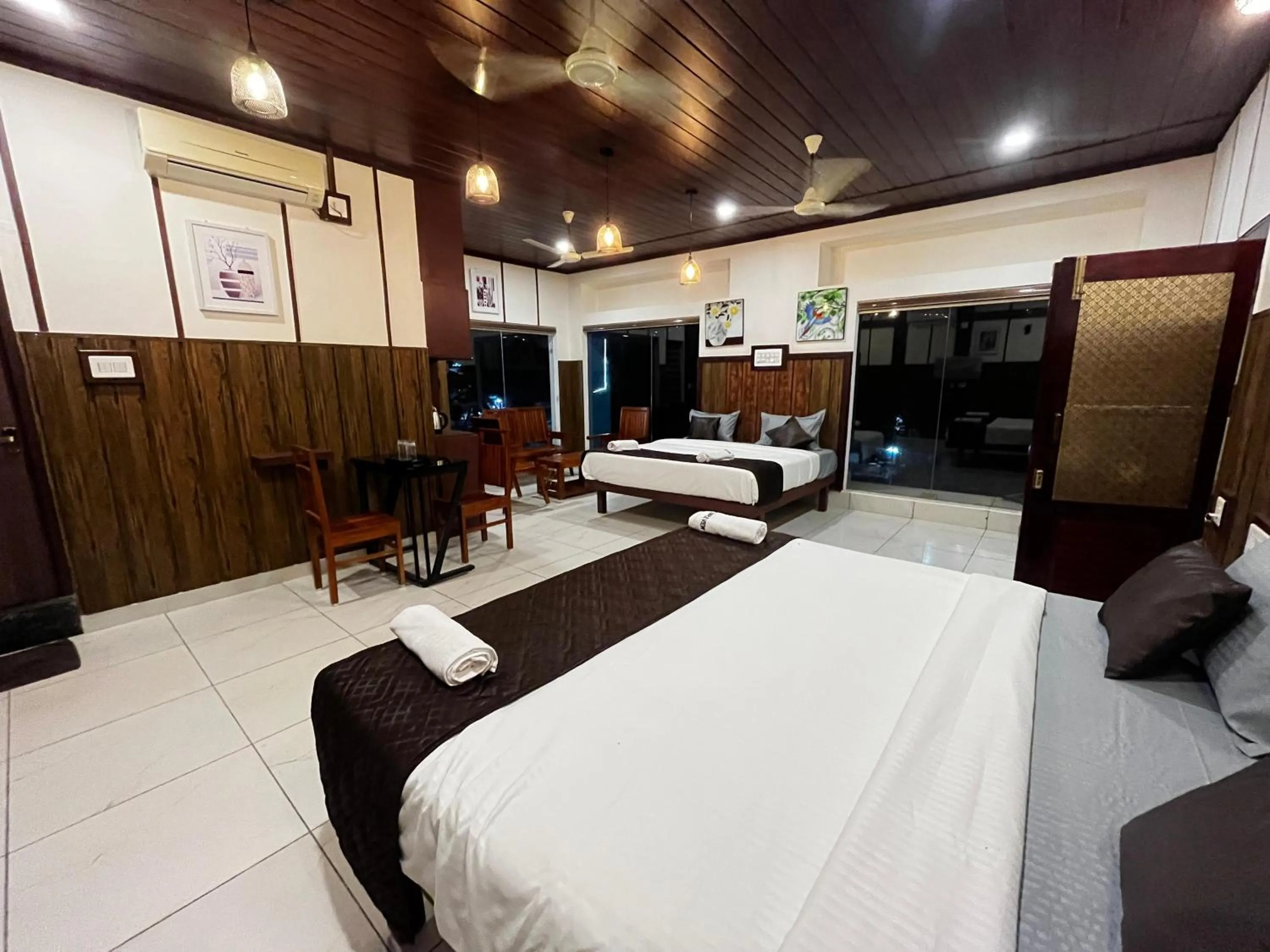 Bed in Velan Temple View