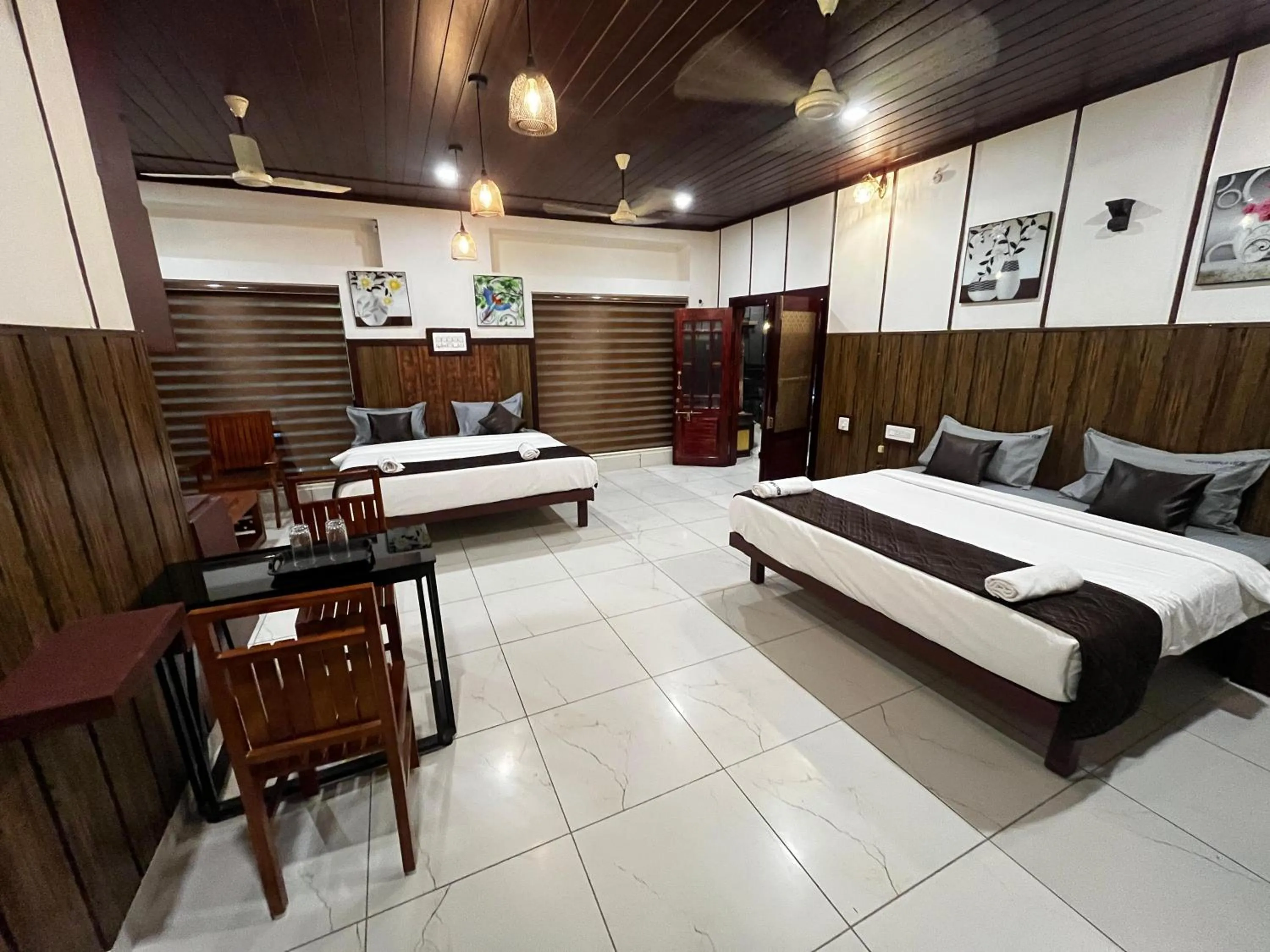 Bed in Velan Temple View