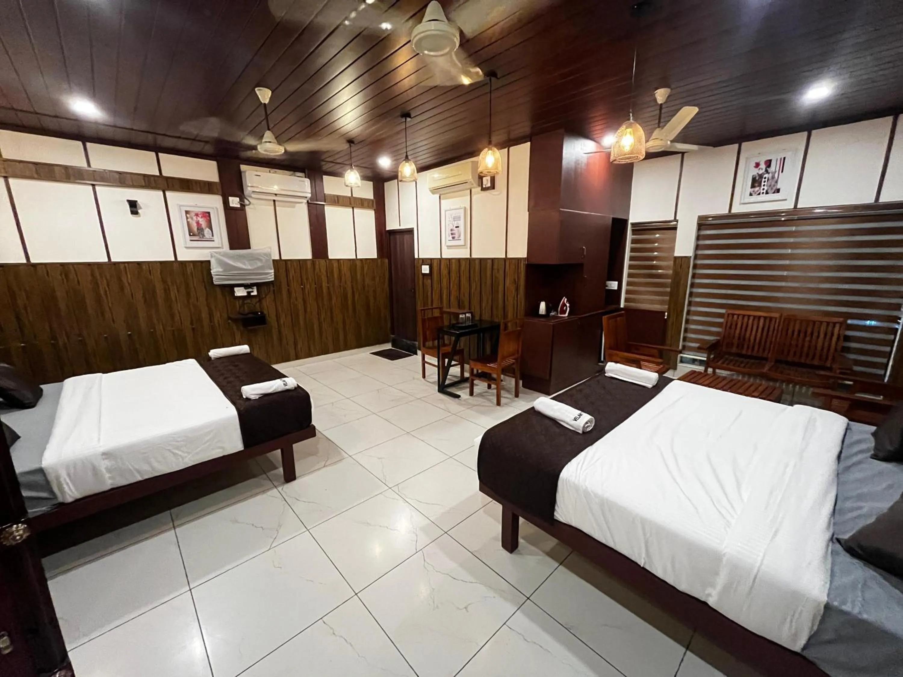 Bed in Velan Temple View