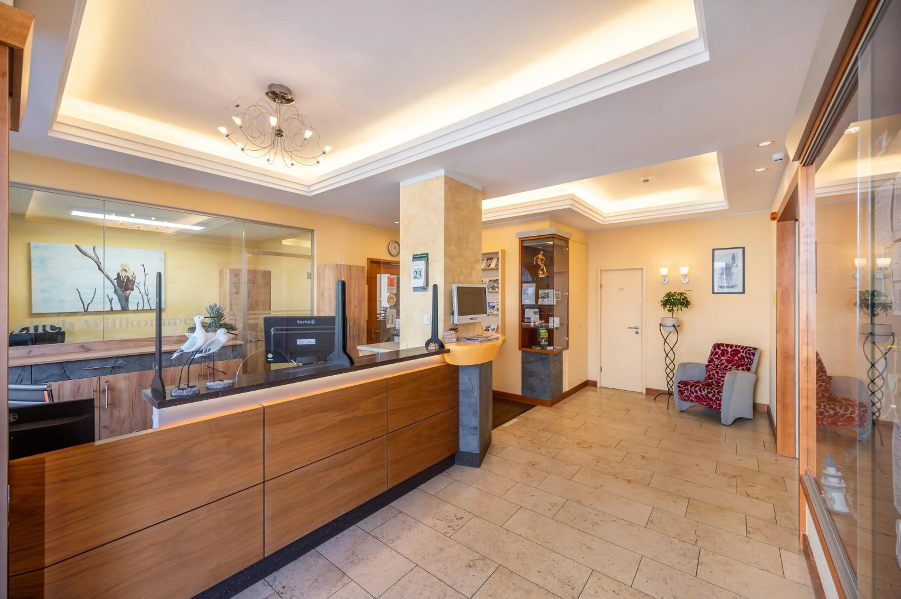 Lobby or reception in Centralhotel Binz