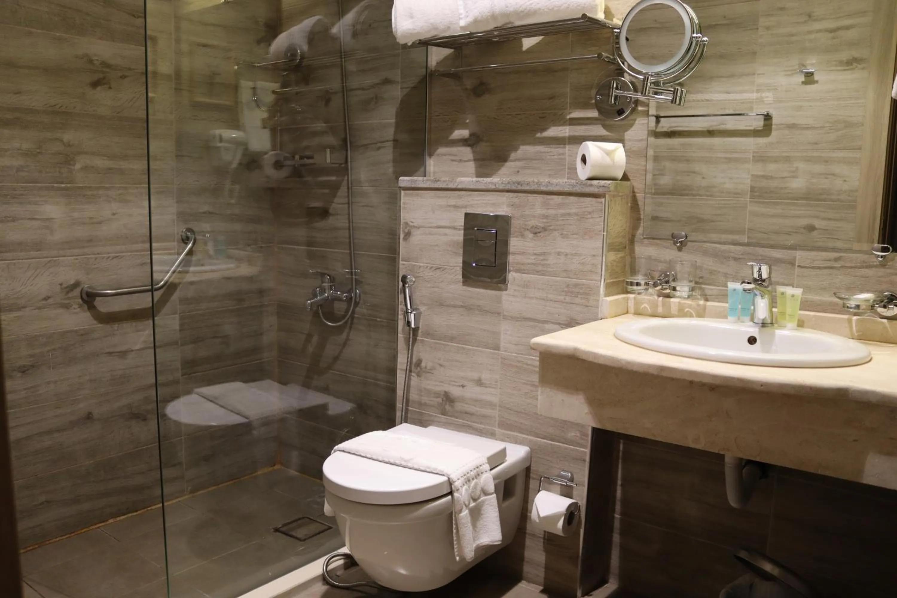 Shower in Twins Boutique Hotel