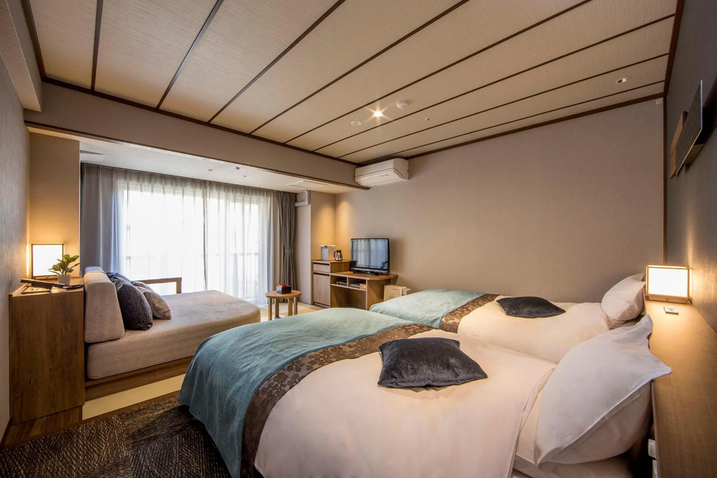 Area and facilities, Bed in Kinugawa Onsen Hotel