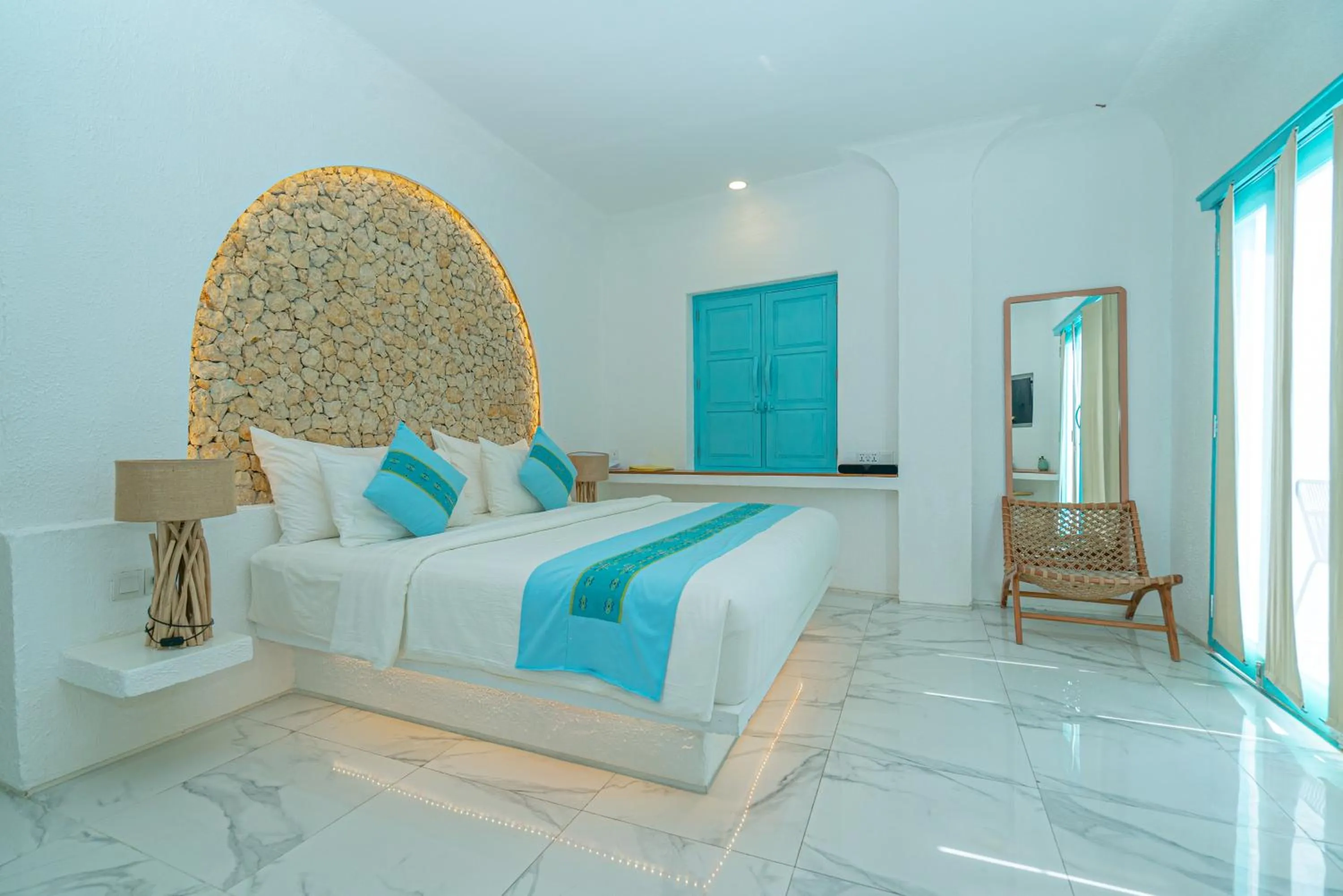 Bed in Loccal Collection Hotel Komodo