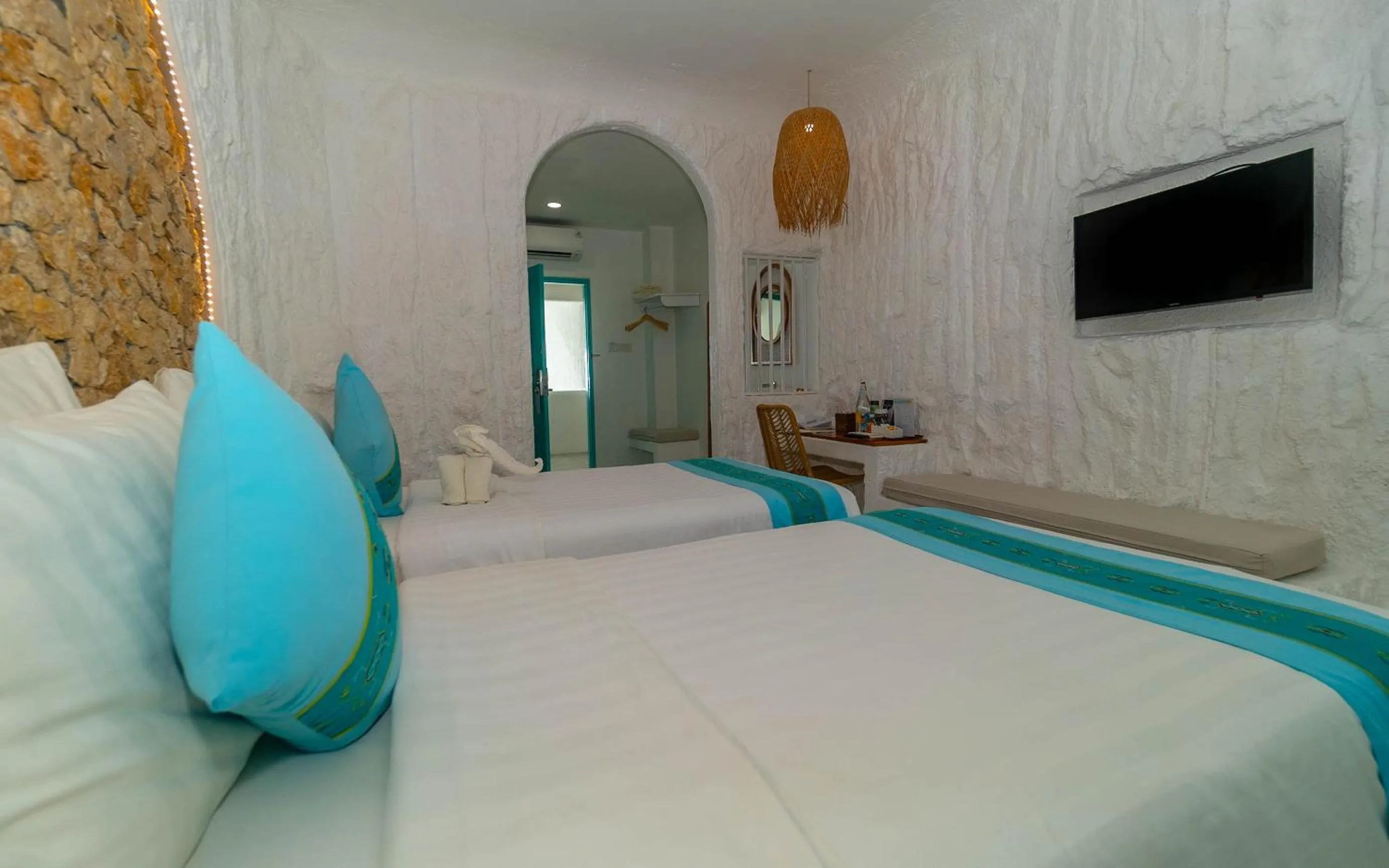 Bed in Loccal Collection Hotel Komodo