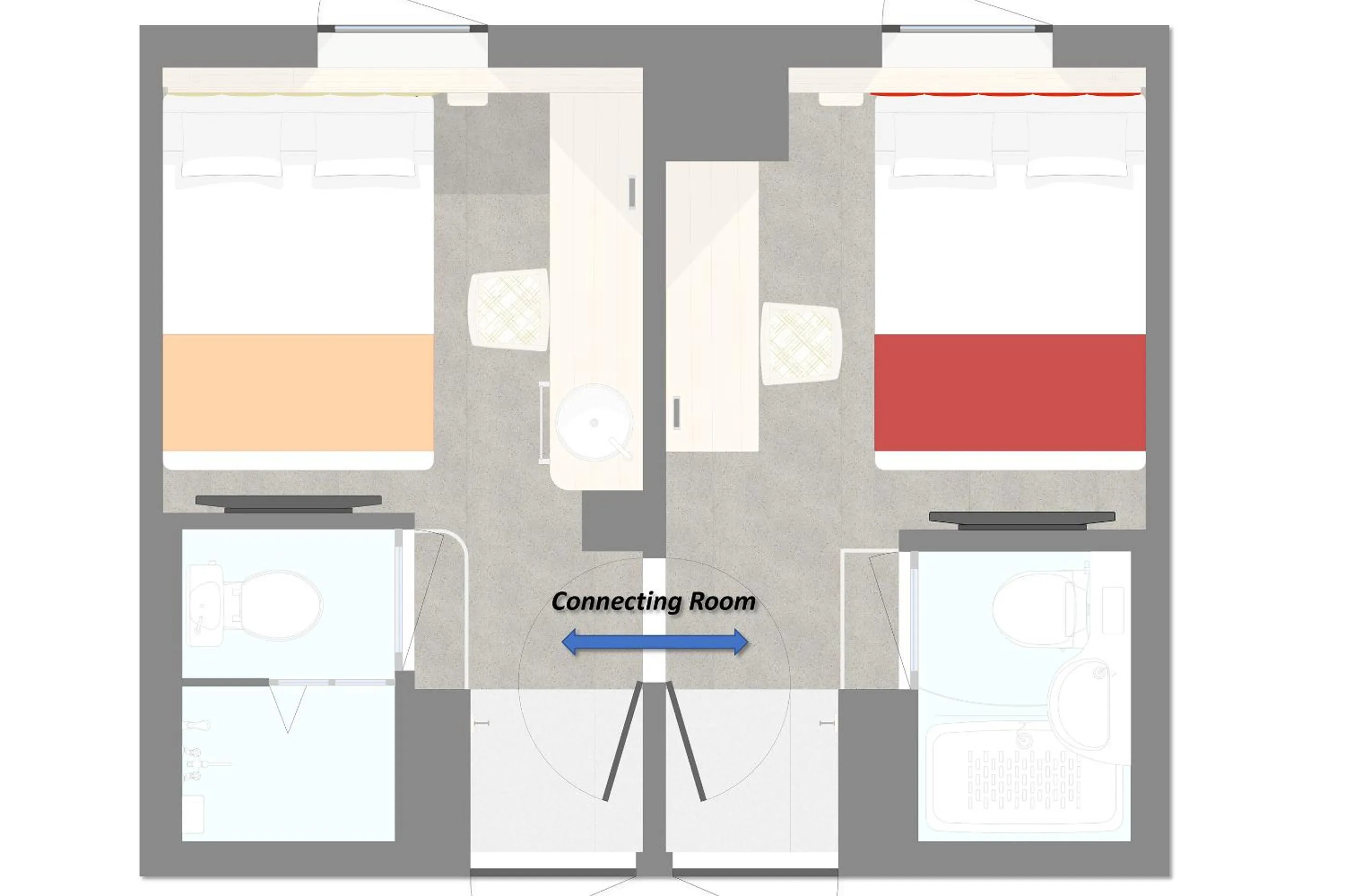 Photo of the whole room in Asta Hotel