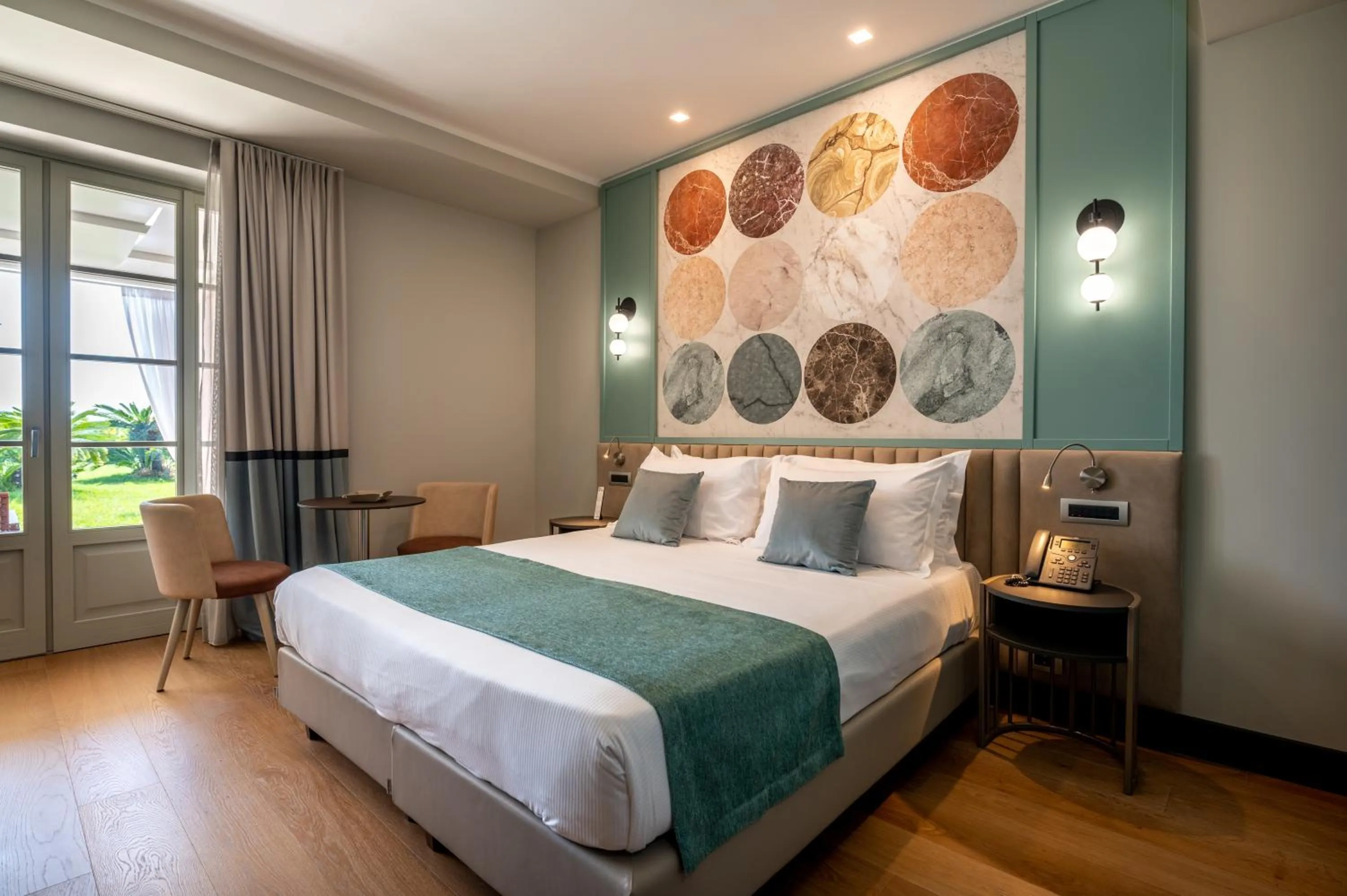 Bed in Grand Hotel Torre Fara