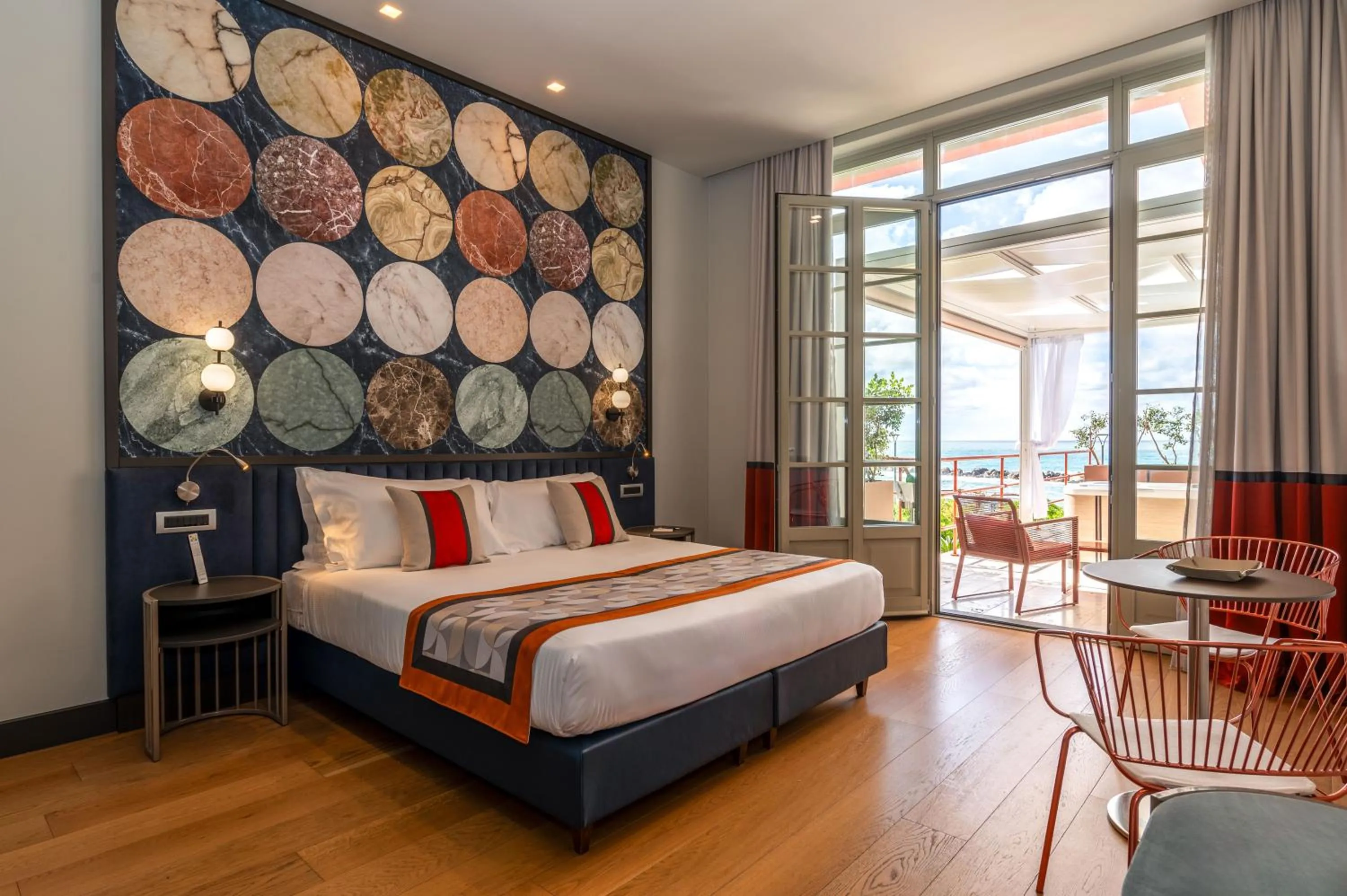 Bed in Grand Hotel Torre Fara