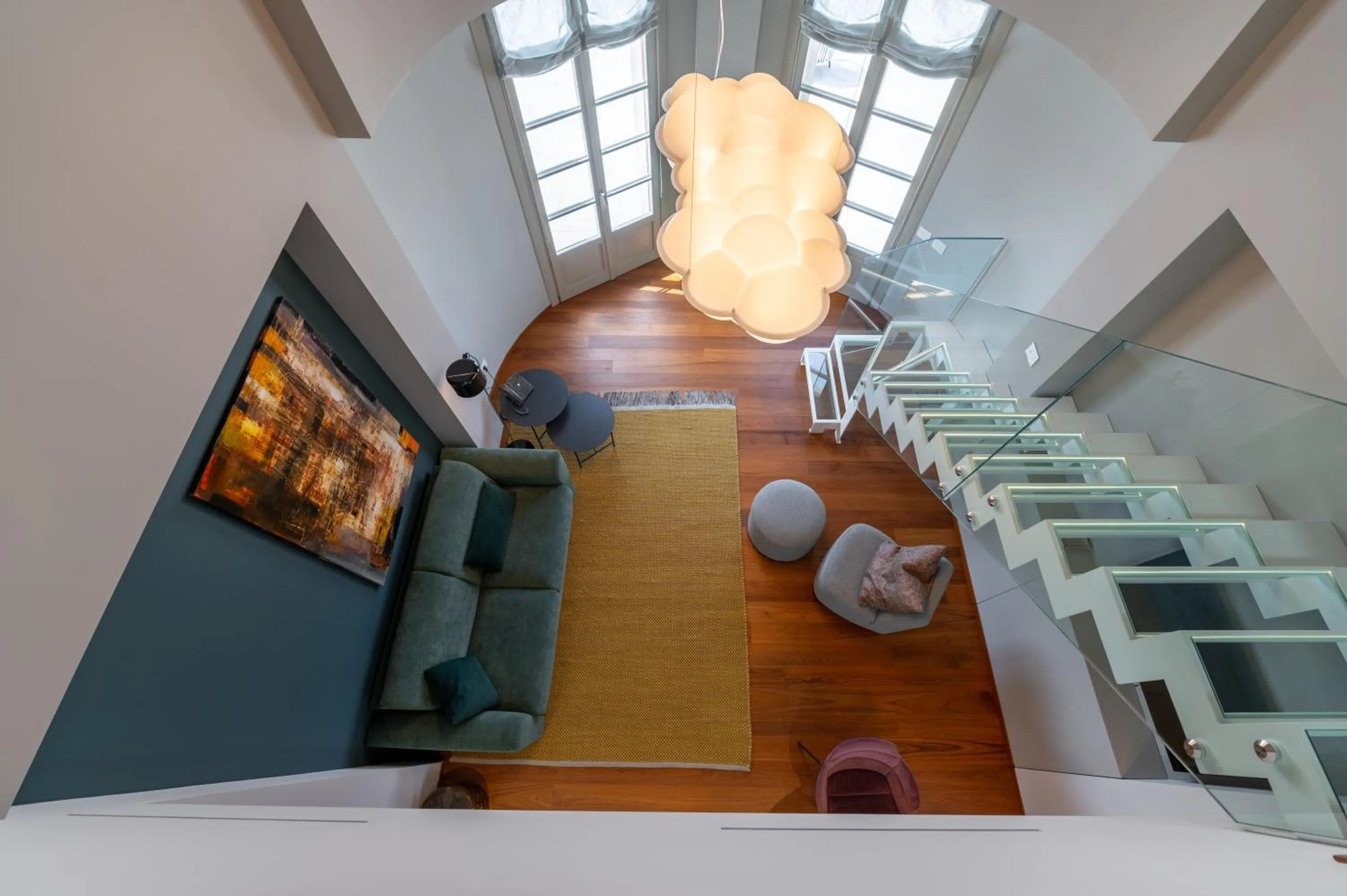 Seating area in Grand Hotel Torre Fara