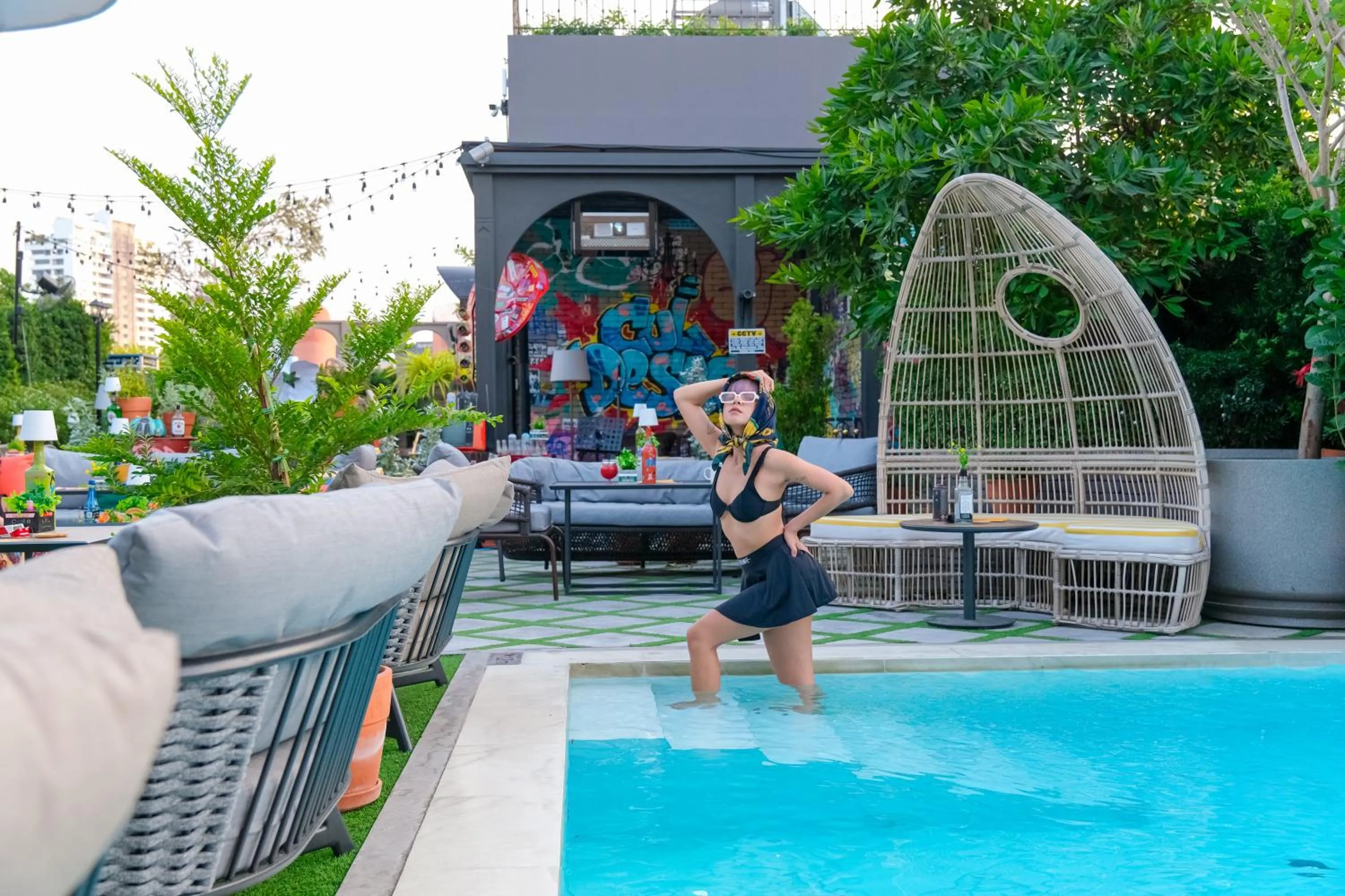 Swimming pool in The Quartier Hotel Phromphong - Thonglor