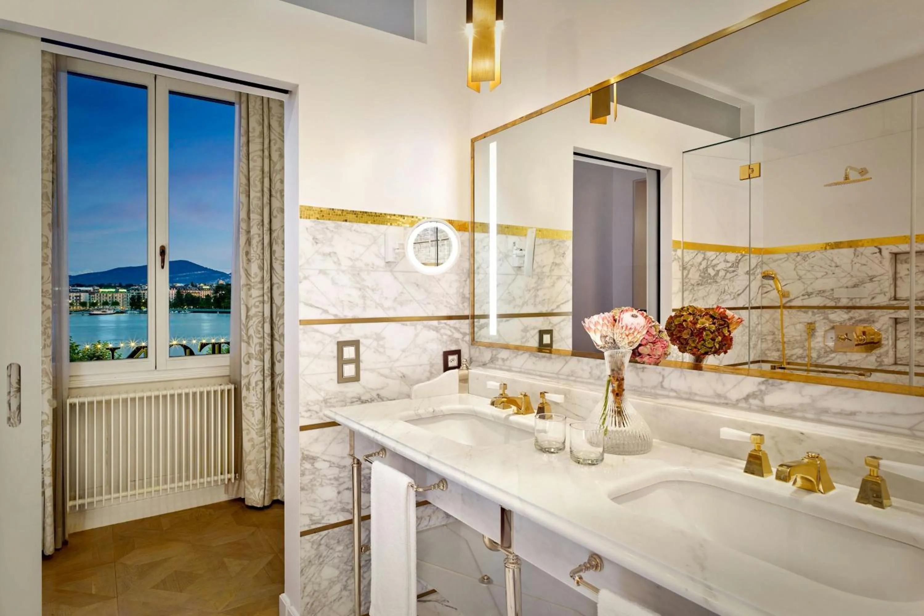 Bathroom in The Ritz-Carlton Hotel de la Paix, Geneva
