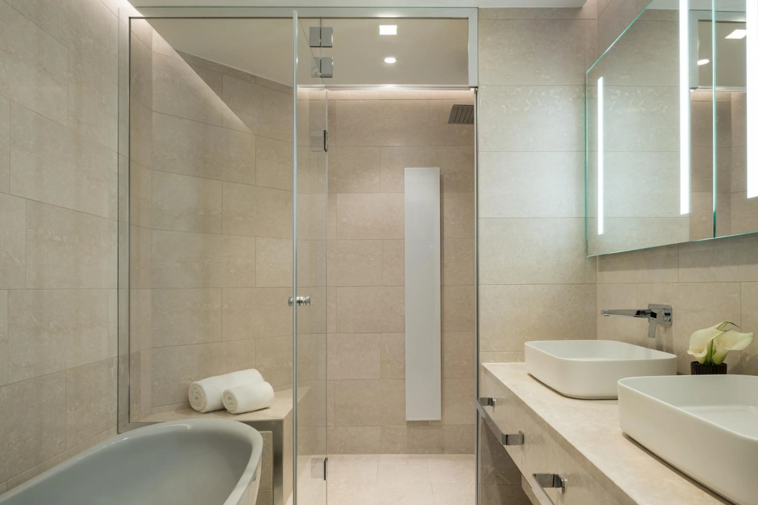 Bathroom in The Ritz-Carlton Hotel de la Paix, Geneva