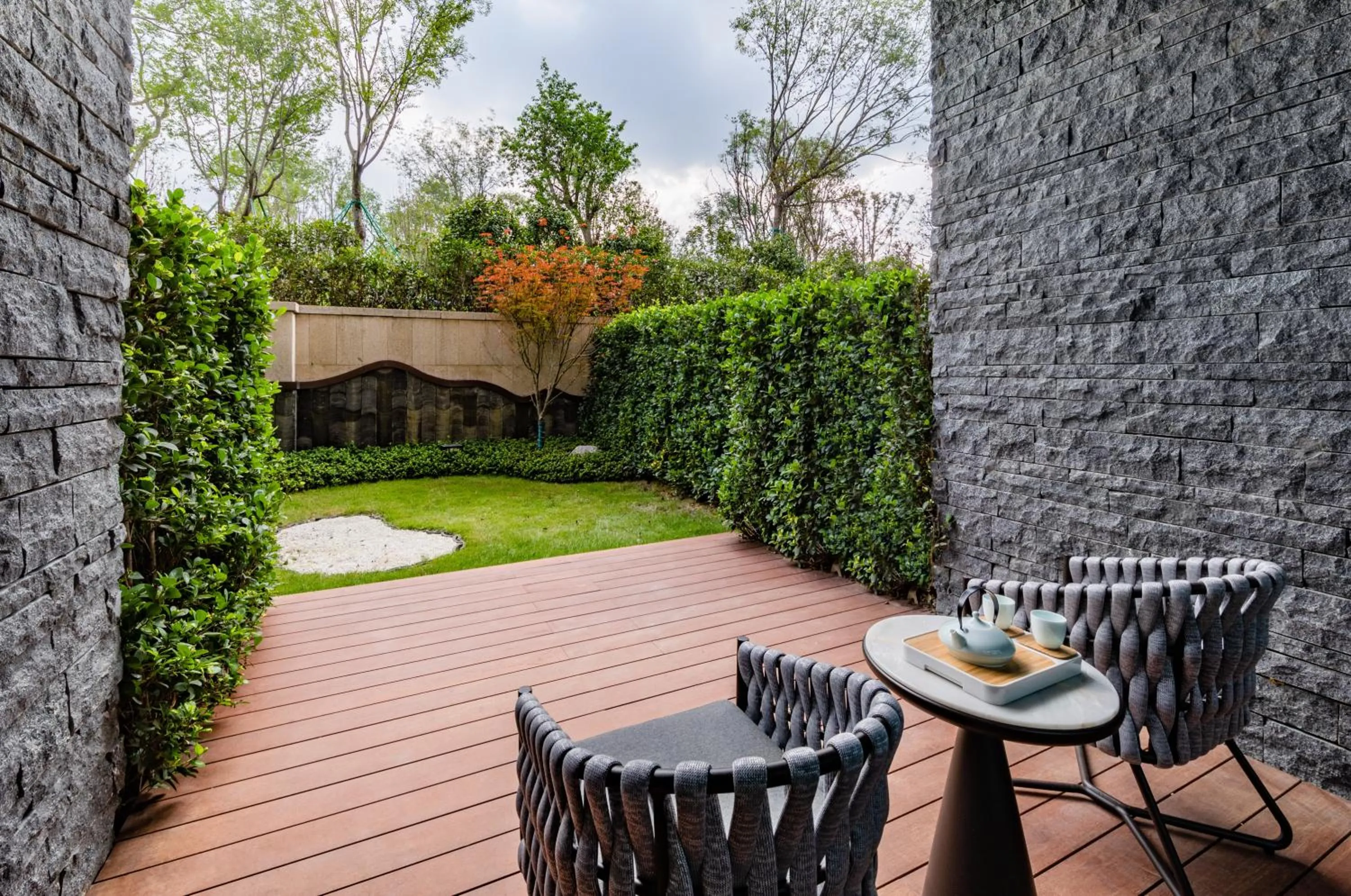 Garden in Gran Melia Chengdu