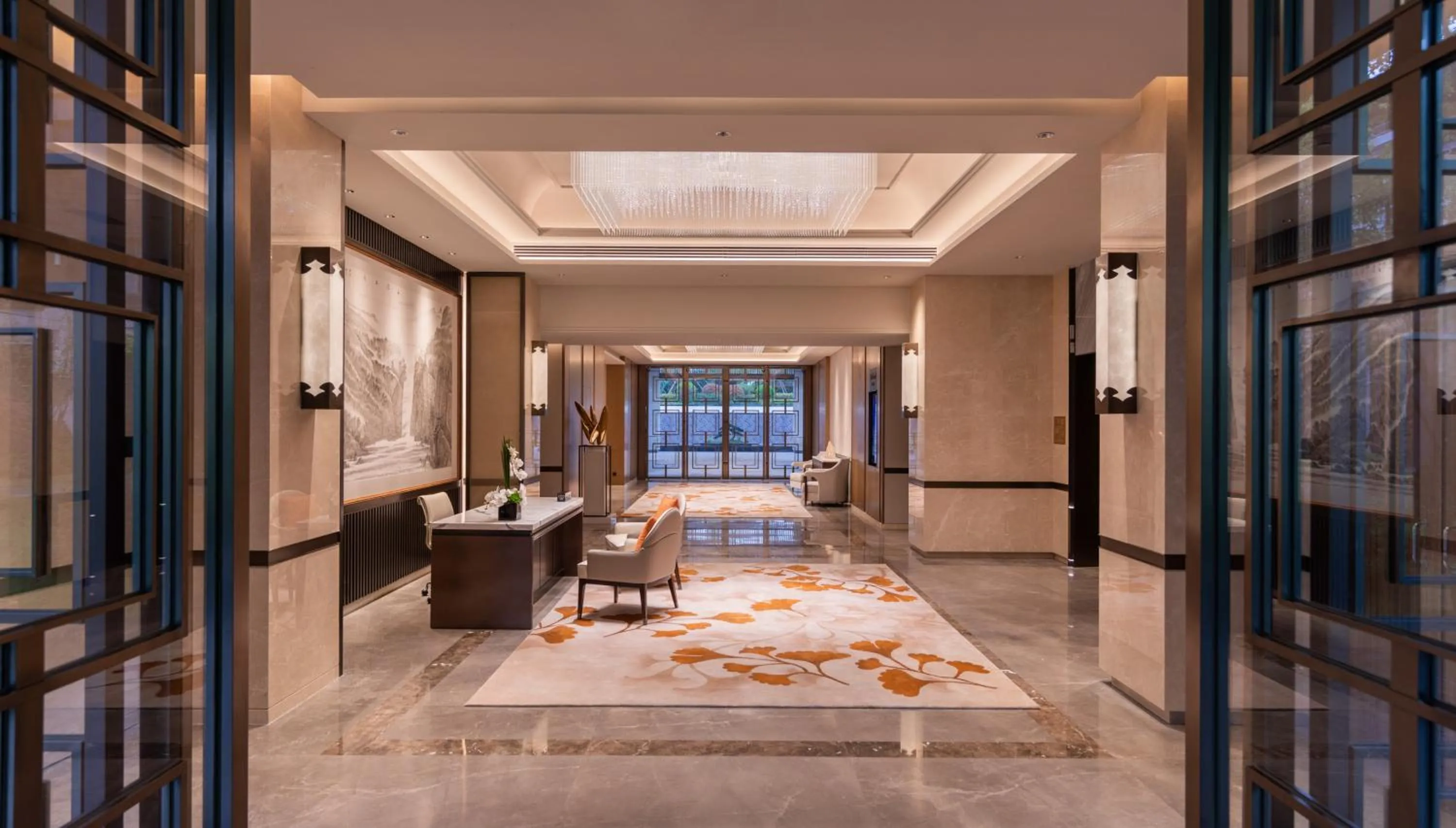 Lobby or reception in Gran Melia Chengdu