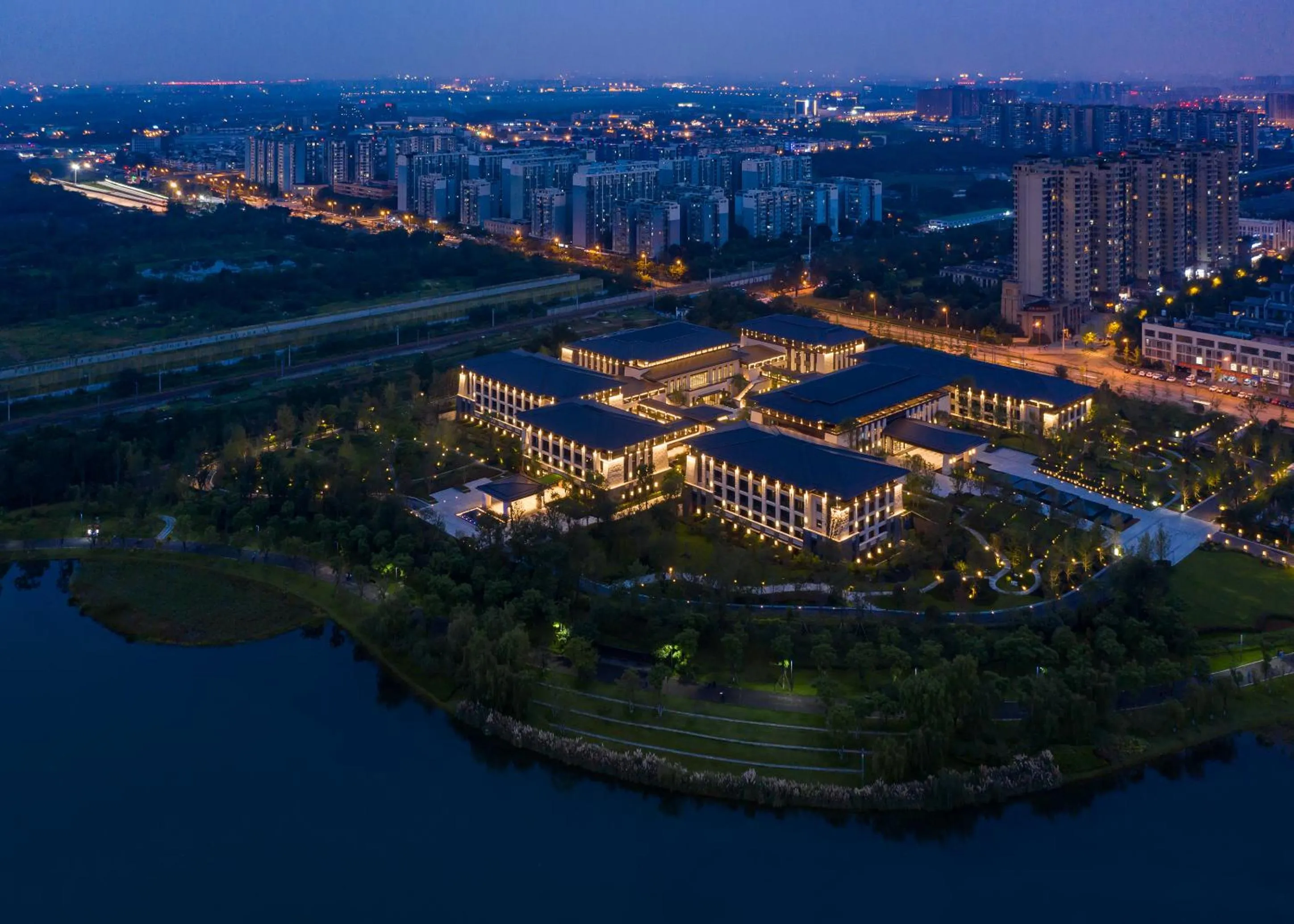 Bird's eye view in Gran Melia Chengdu