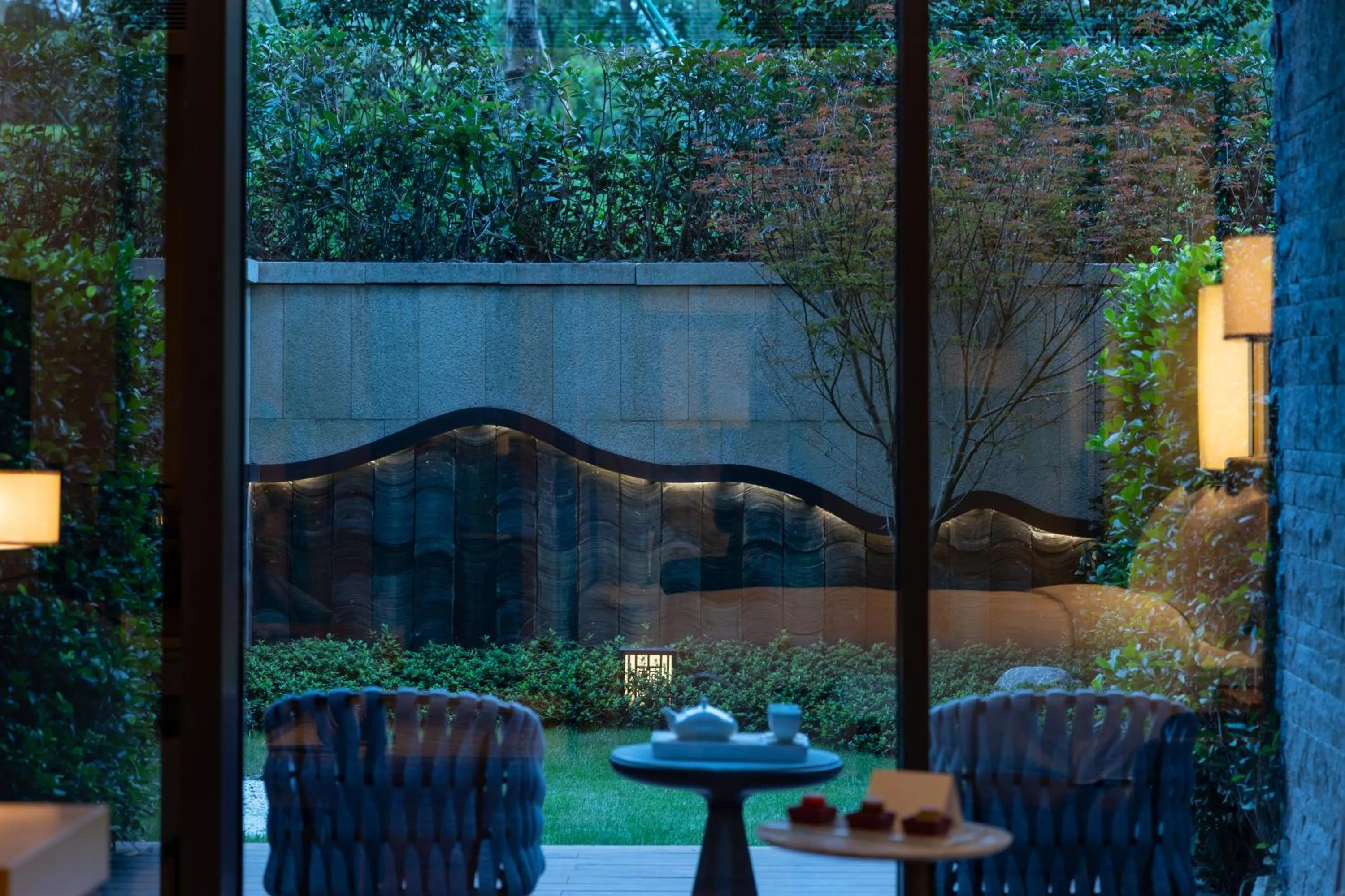 Garden in Gran Melia Chengdu