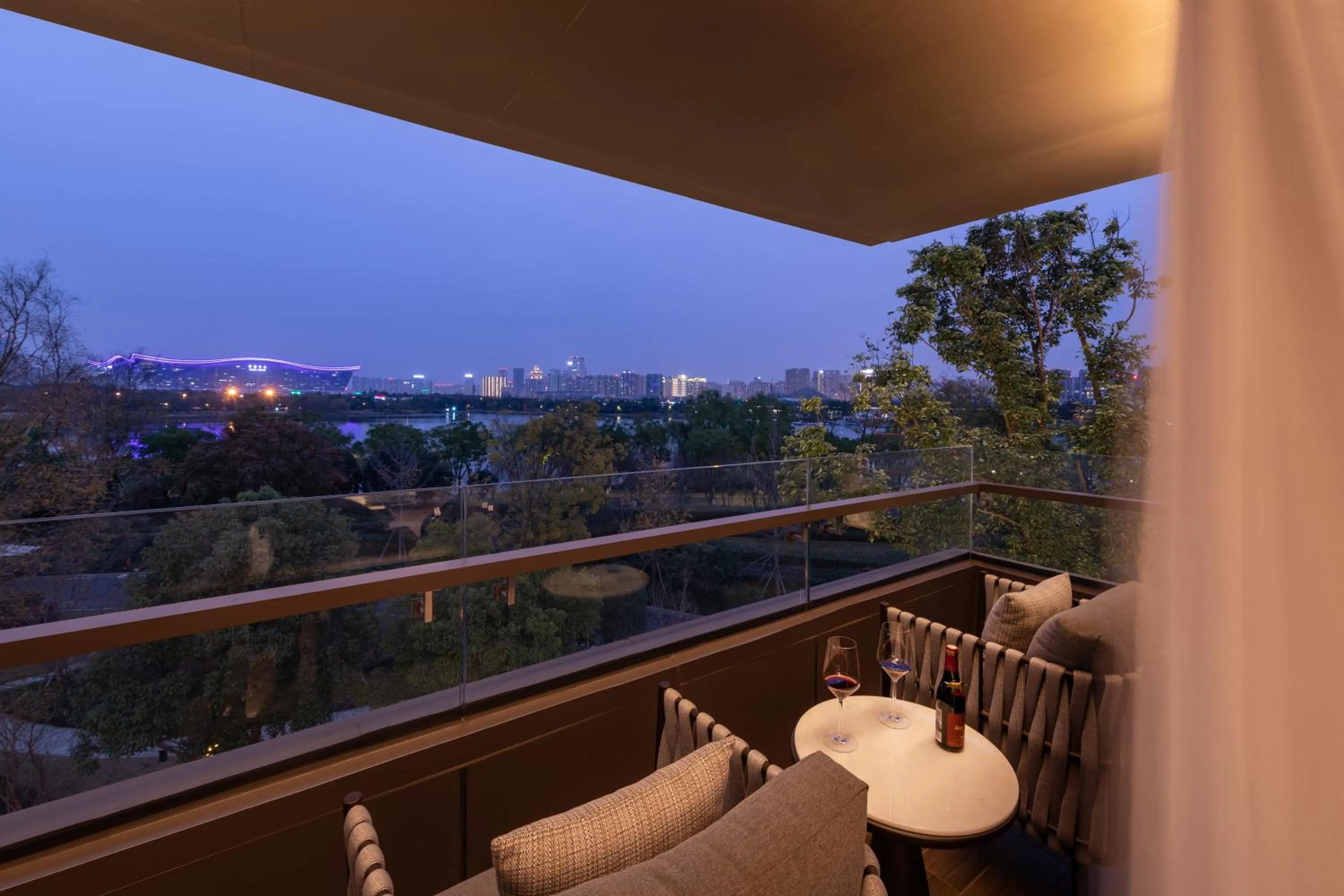 Balcony/Terrace in Gran Melia Chengdu
