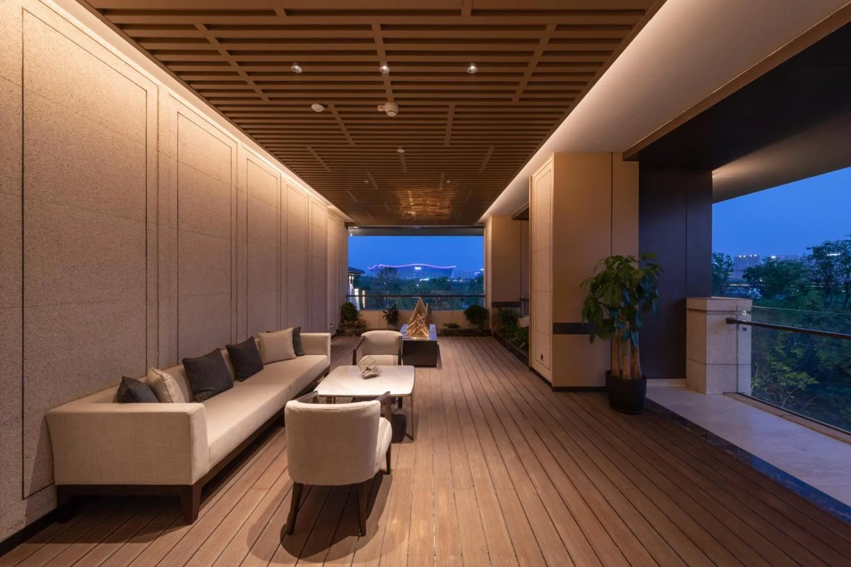 Balcony/Terrace in Gran Melia Chengdu