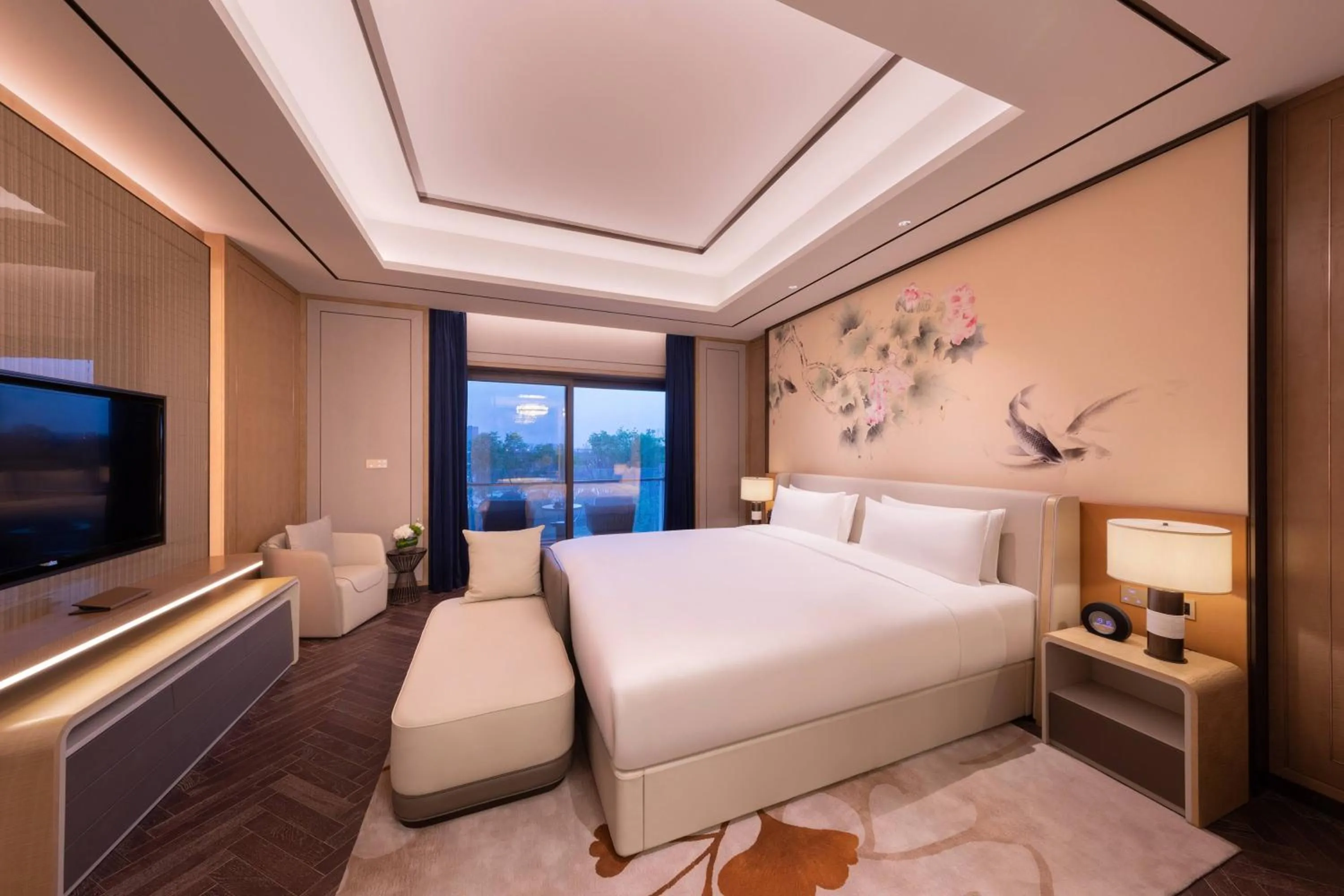 Bed in Gran Meliá Chengdu