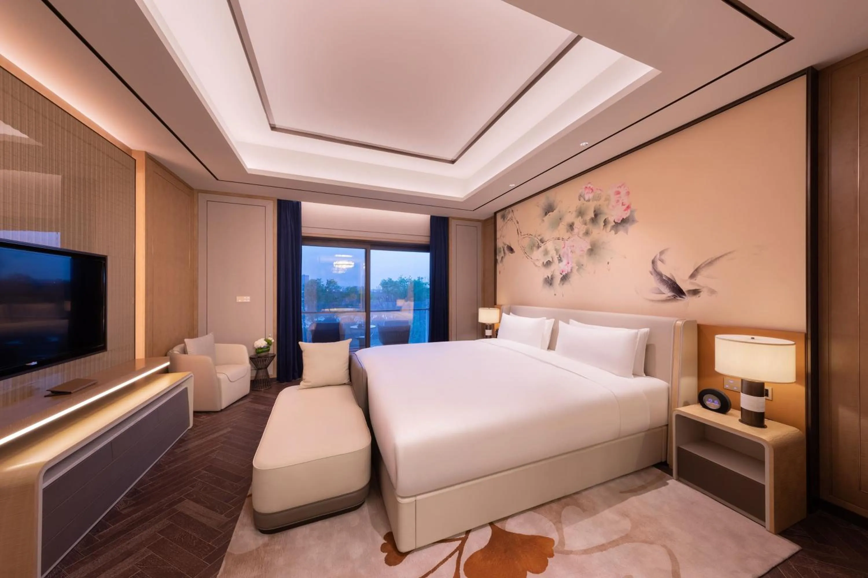 Bed in Gran Meliá Chengdu