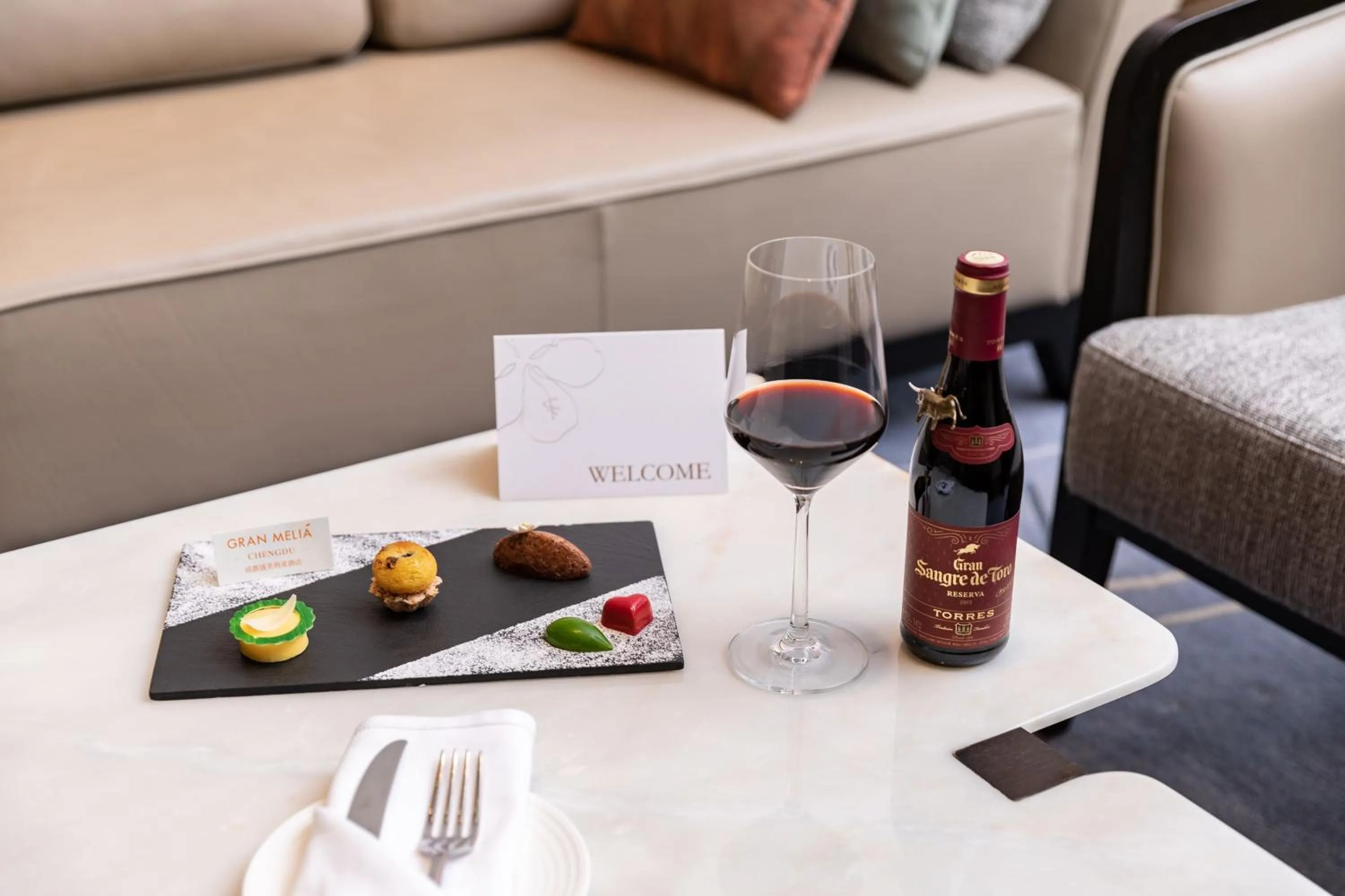 Food and drinks in Gran Meliá Chengdu