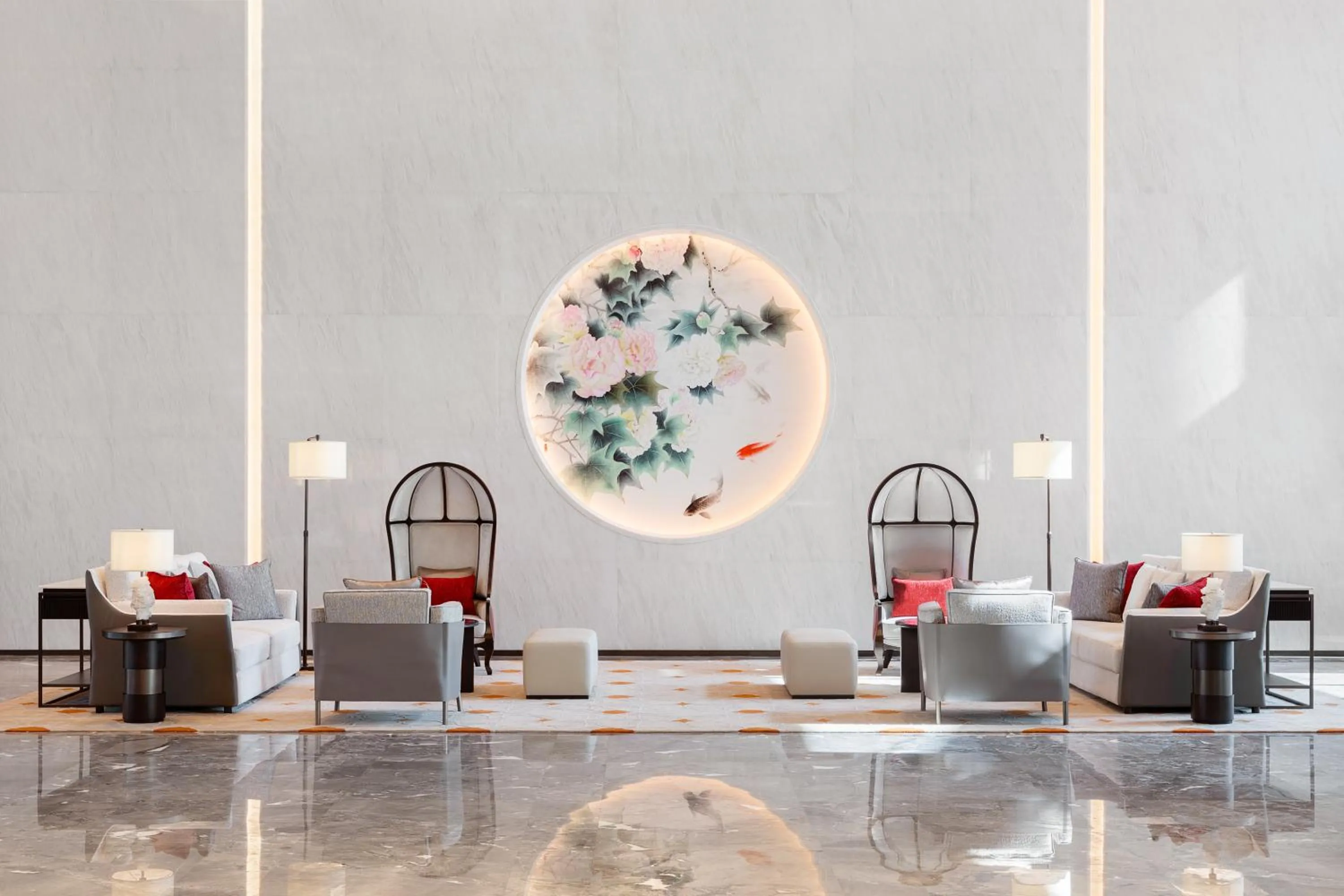 Lobby or reception in Gran Melia Chengdu