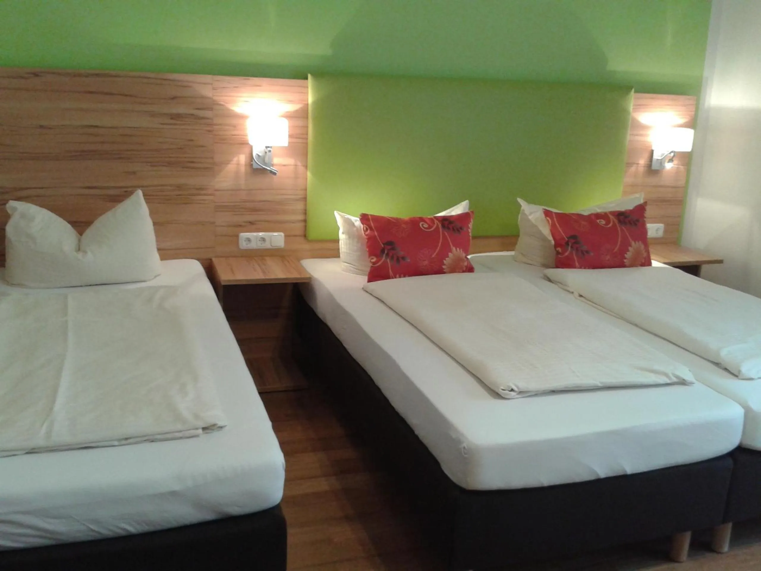 Bed in Hotel Pension Haydn