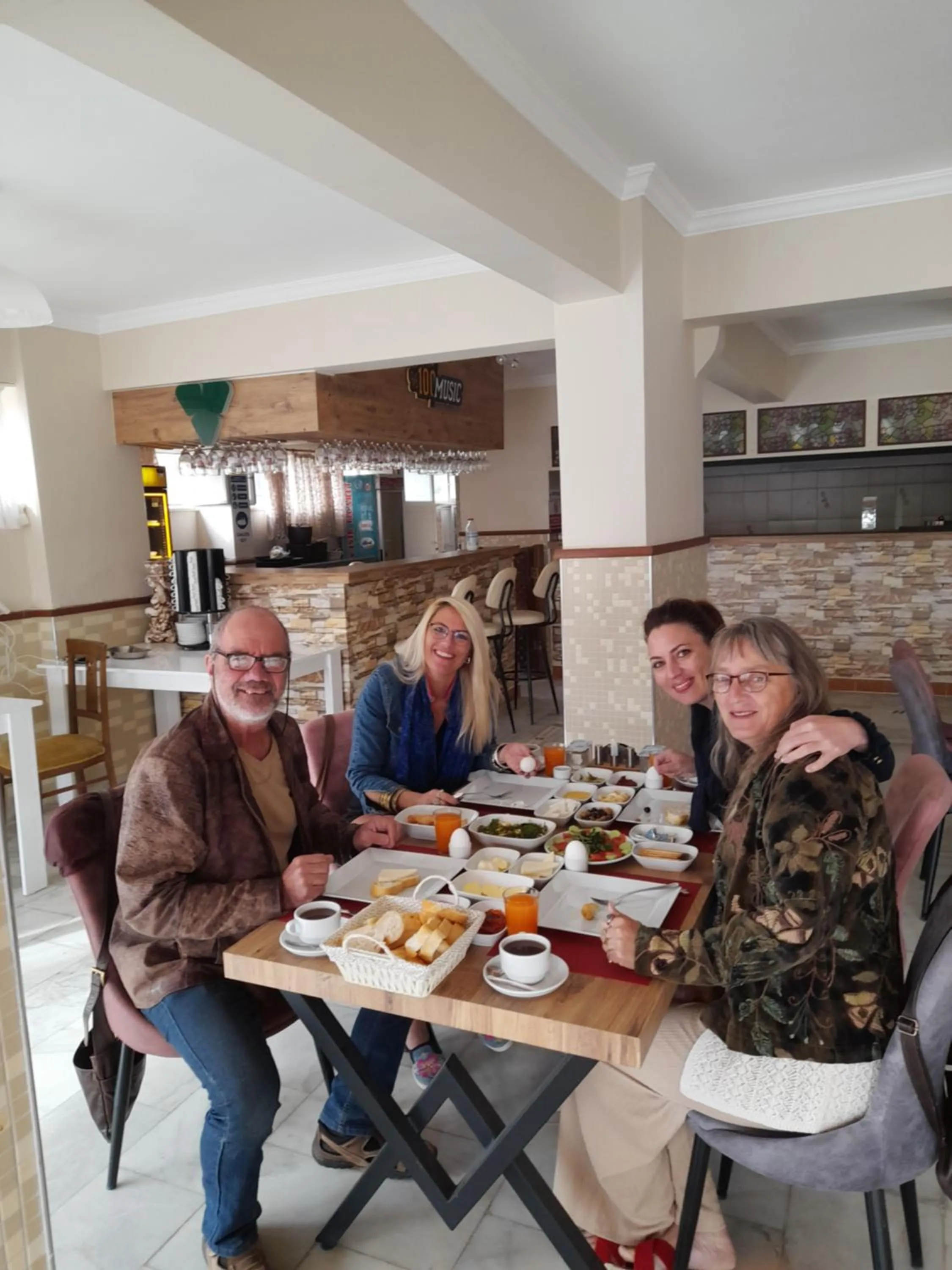 group of guests in Luna Piena Hotel