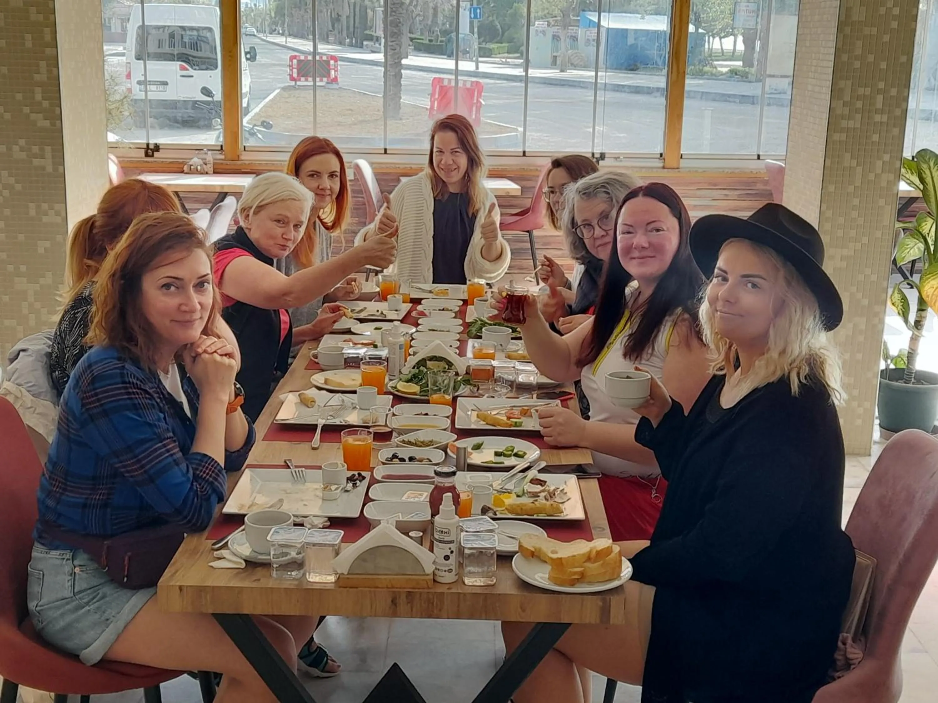 group of guests in Luna Piena Hotel