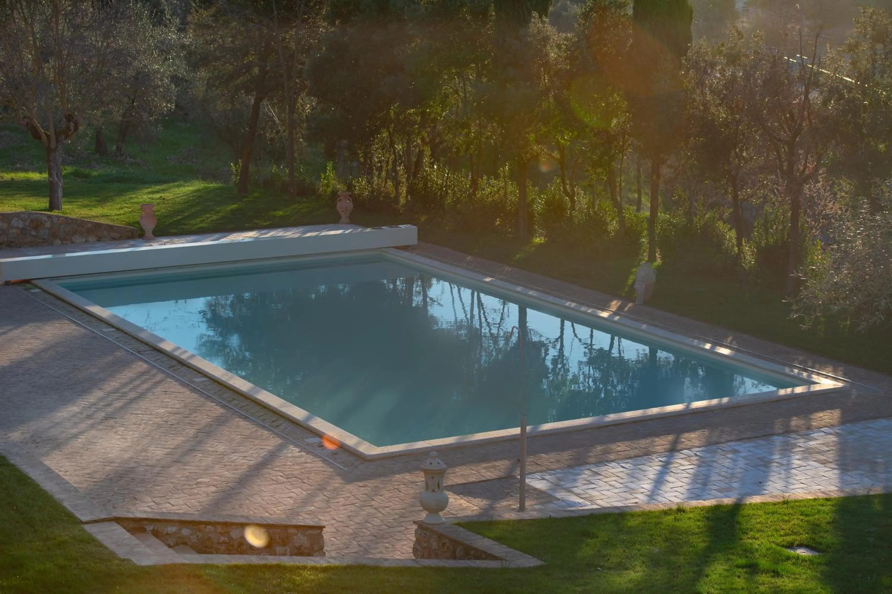 Swimming pool in Il Miraggio in Val d'Orcia Relais & Spa