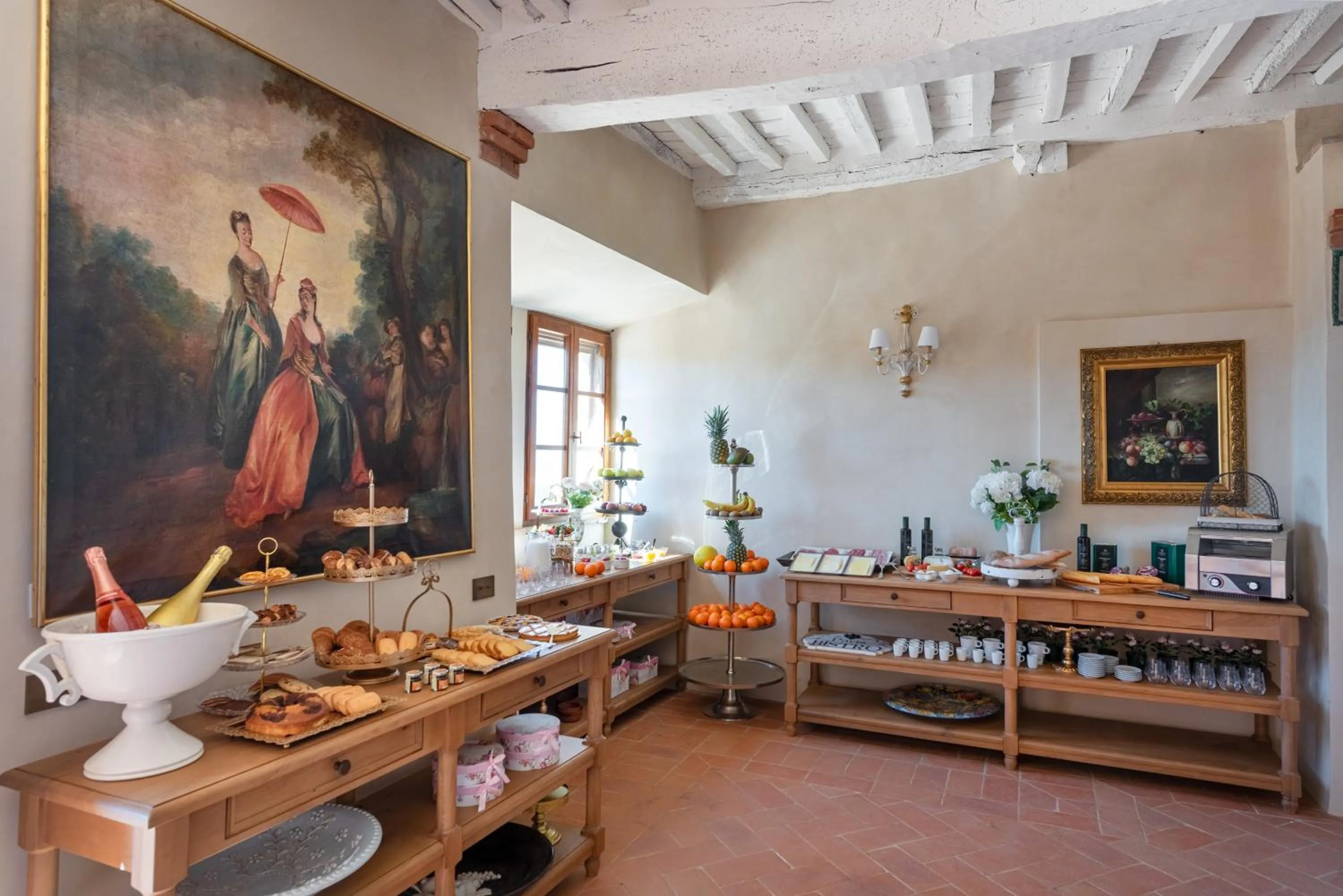 Breakfast in Il Miraggio in Val d'Orcia Relais & Spa