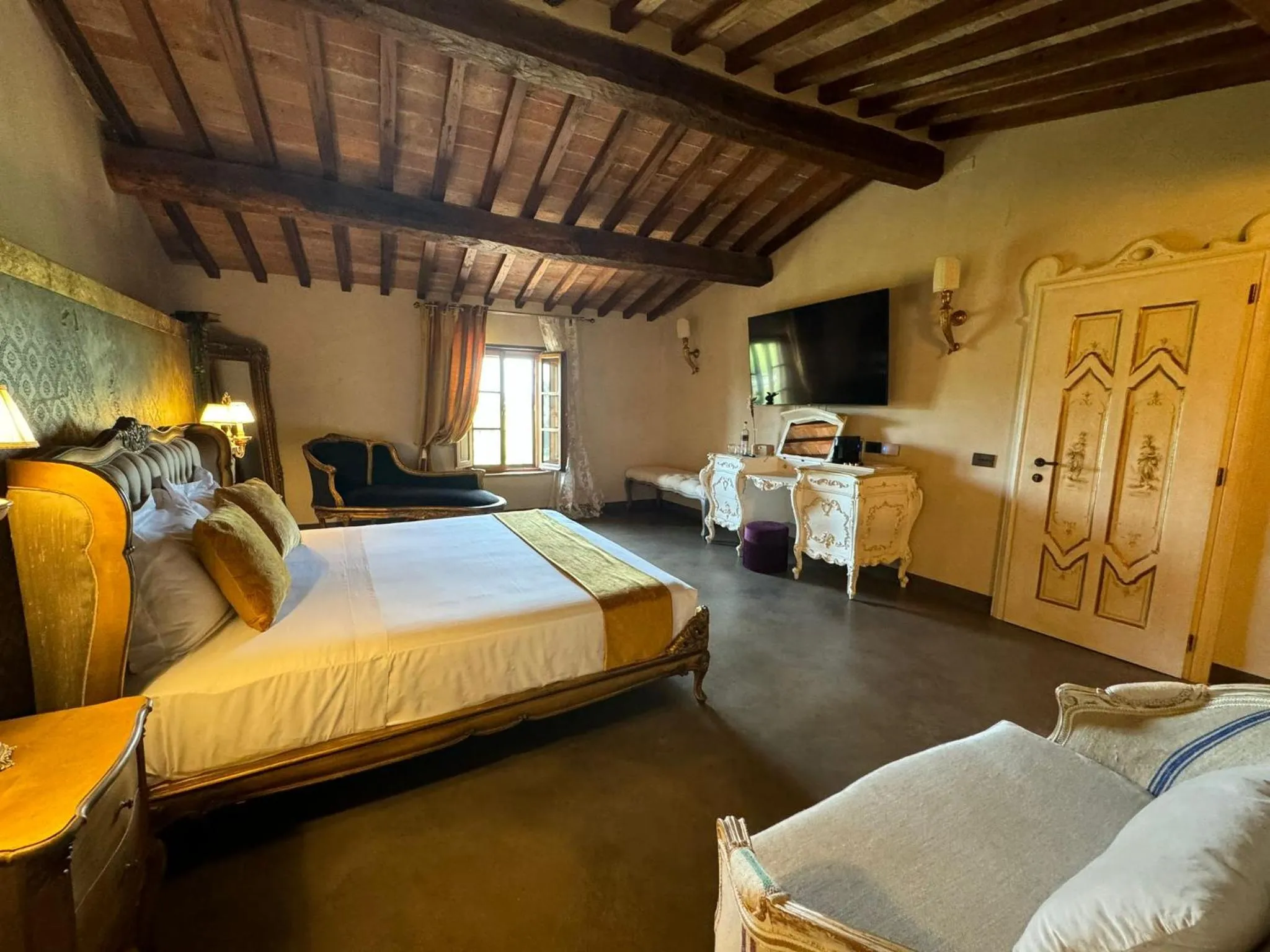Bed in Il Miraggio in Val d'Orcia Relais & Spa