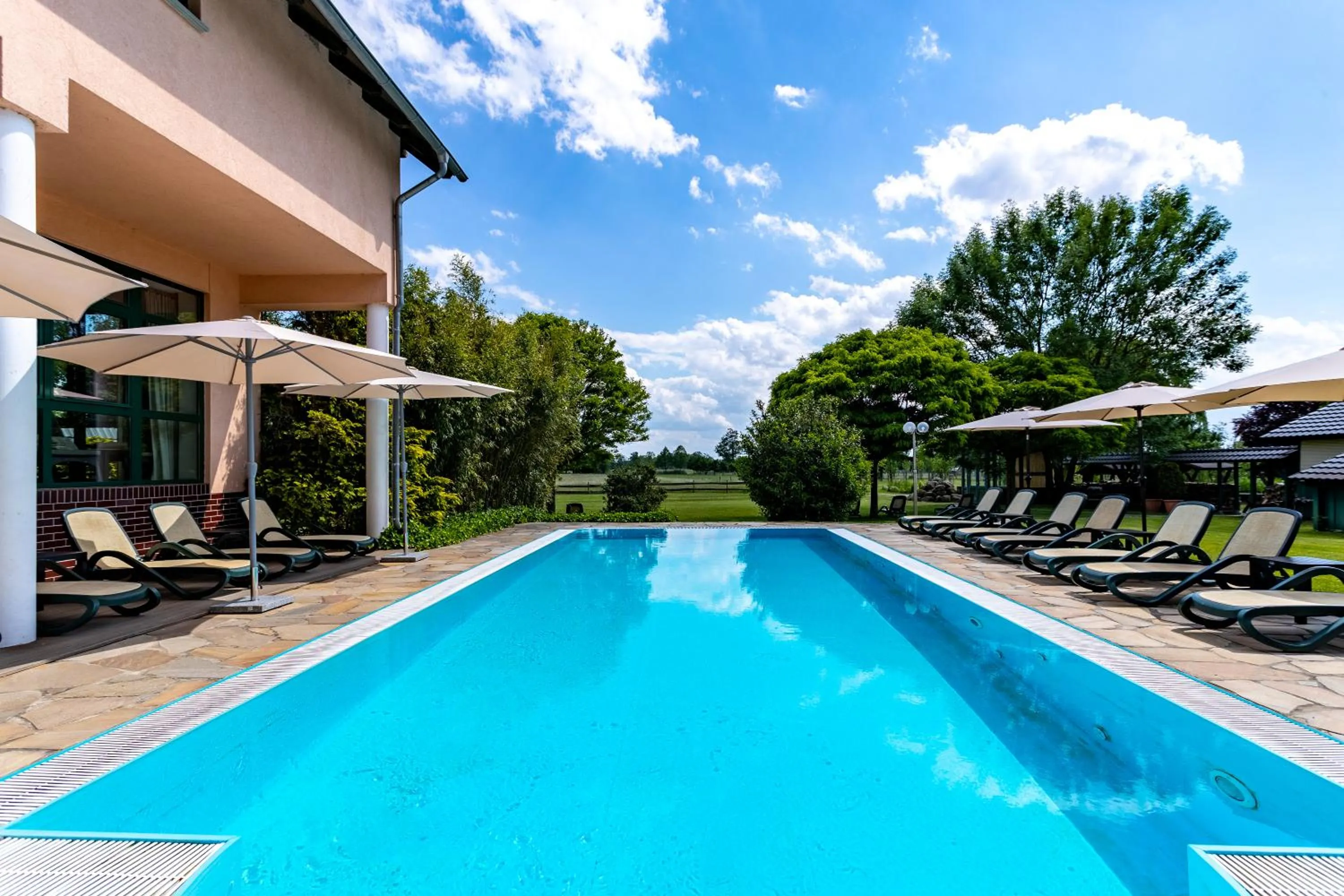 Swimming pool in Christinenhof & Spa - Wellnesshotel am Rande des Spreewalds