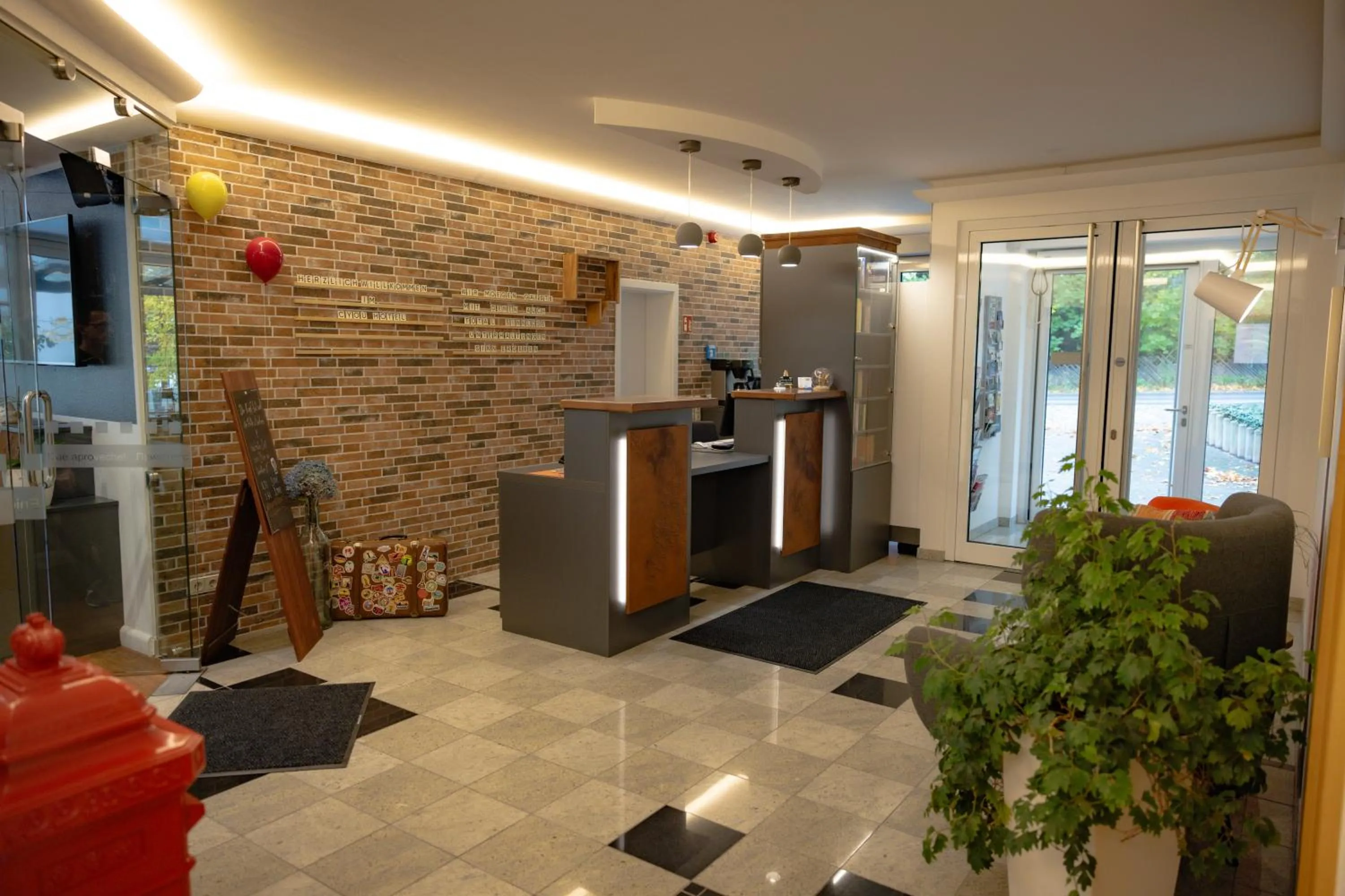 Lobby or reception in C-YOU Hotel Chemnitz