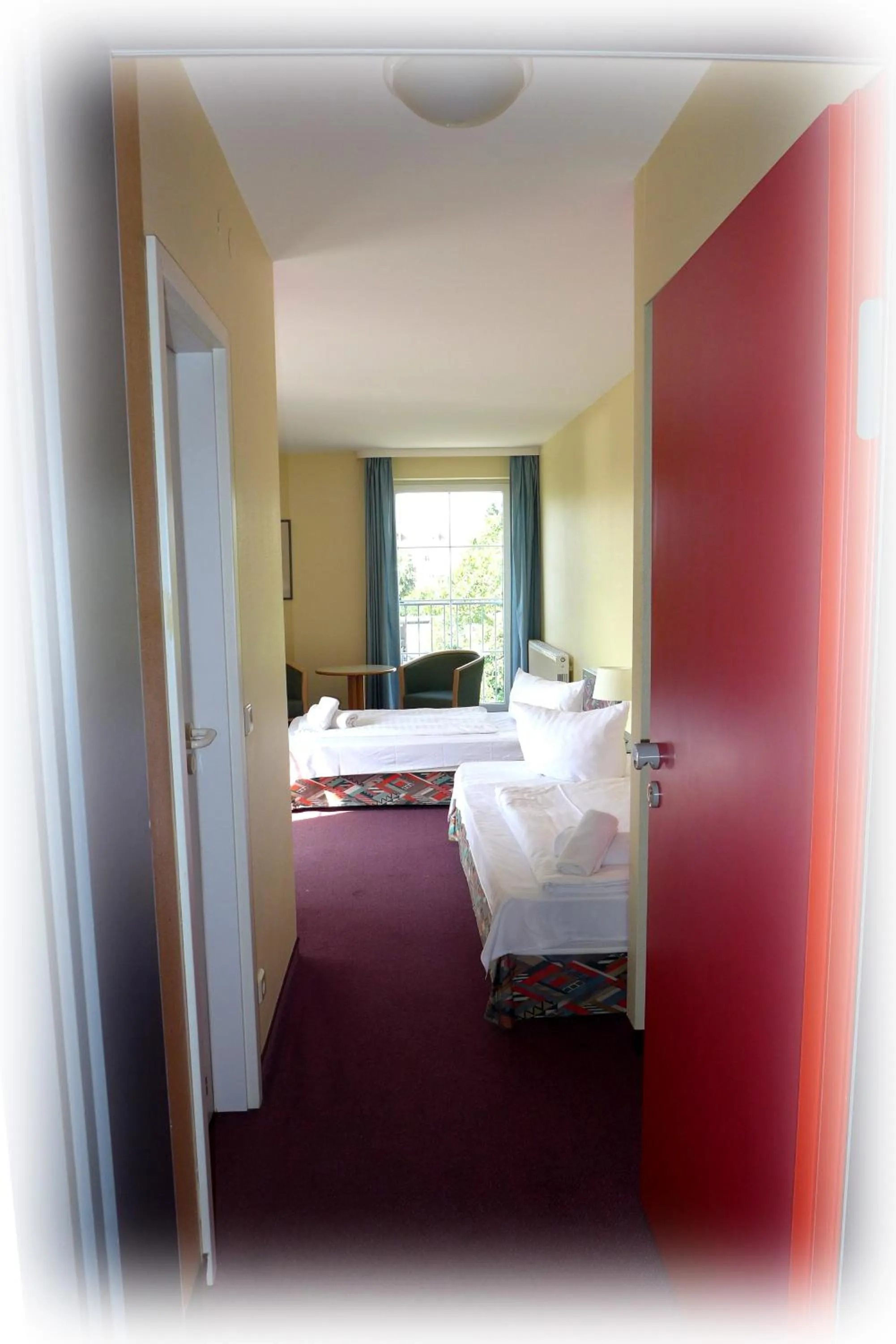 Bed in Hotel Lindenberger Hof