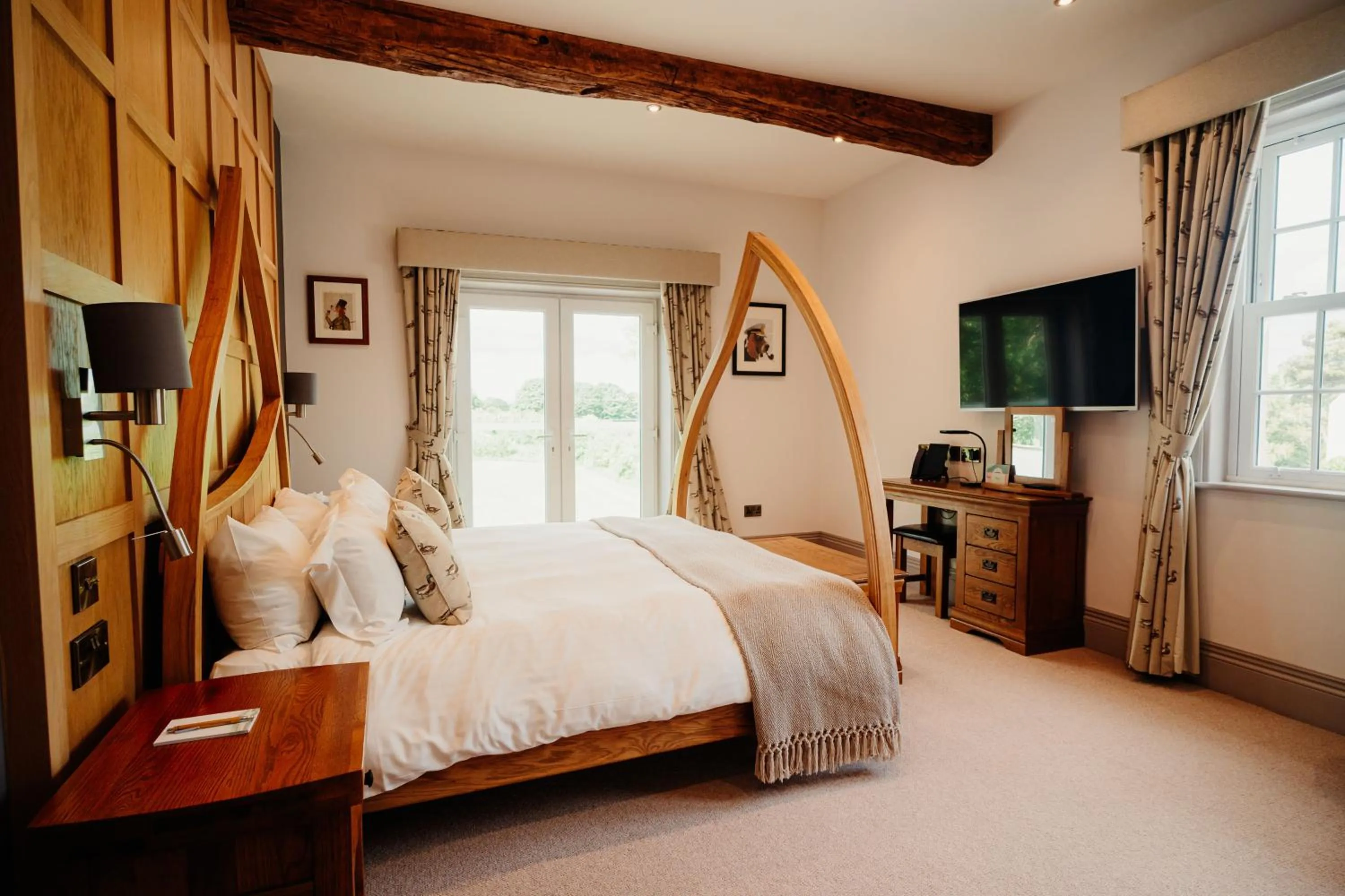 Bed in The Fleece at Ruleholme