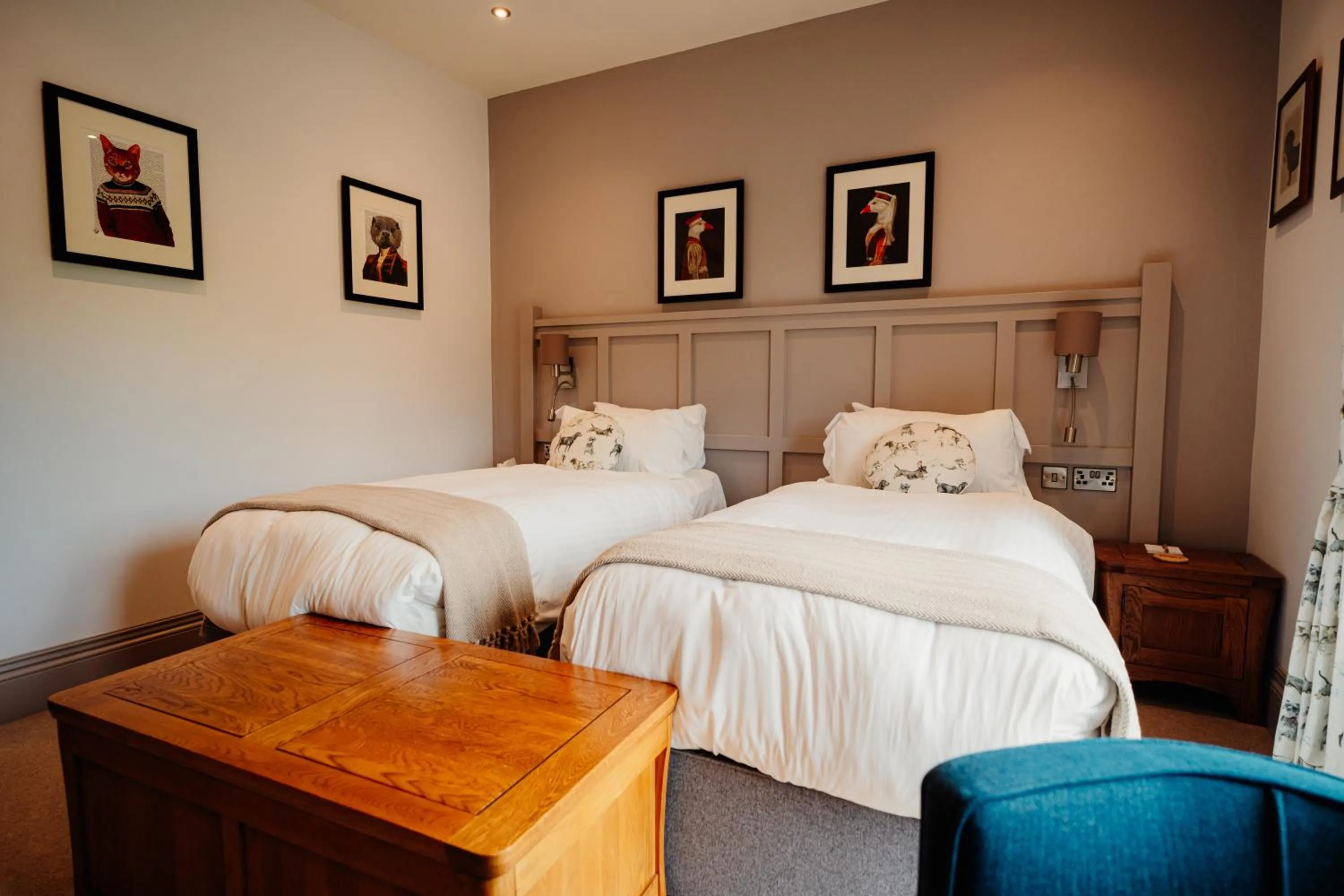 Bedroom in The Fleece at Ruleholme