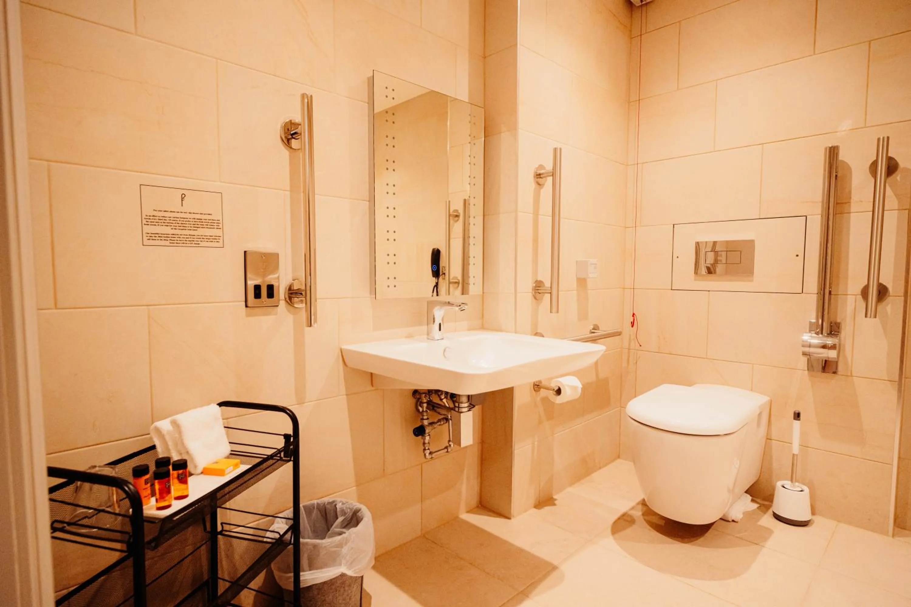 Toilet in The Fleece at Ruleholme