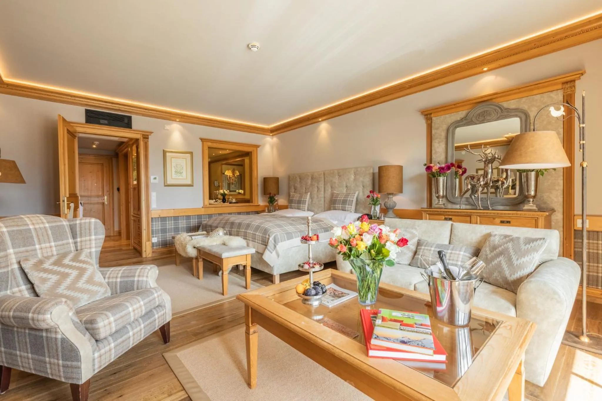 Living room in Alpin Resort Sacher