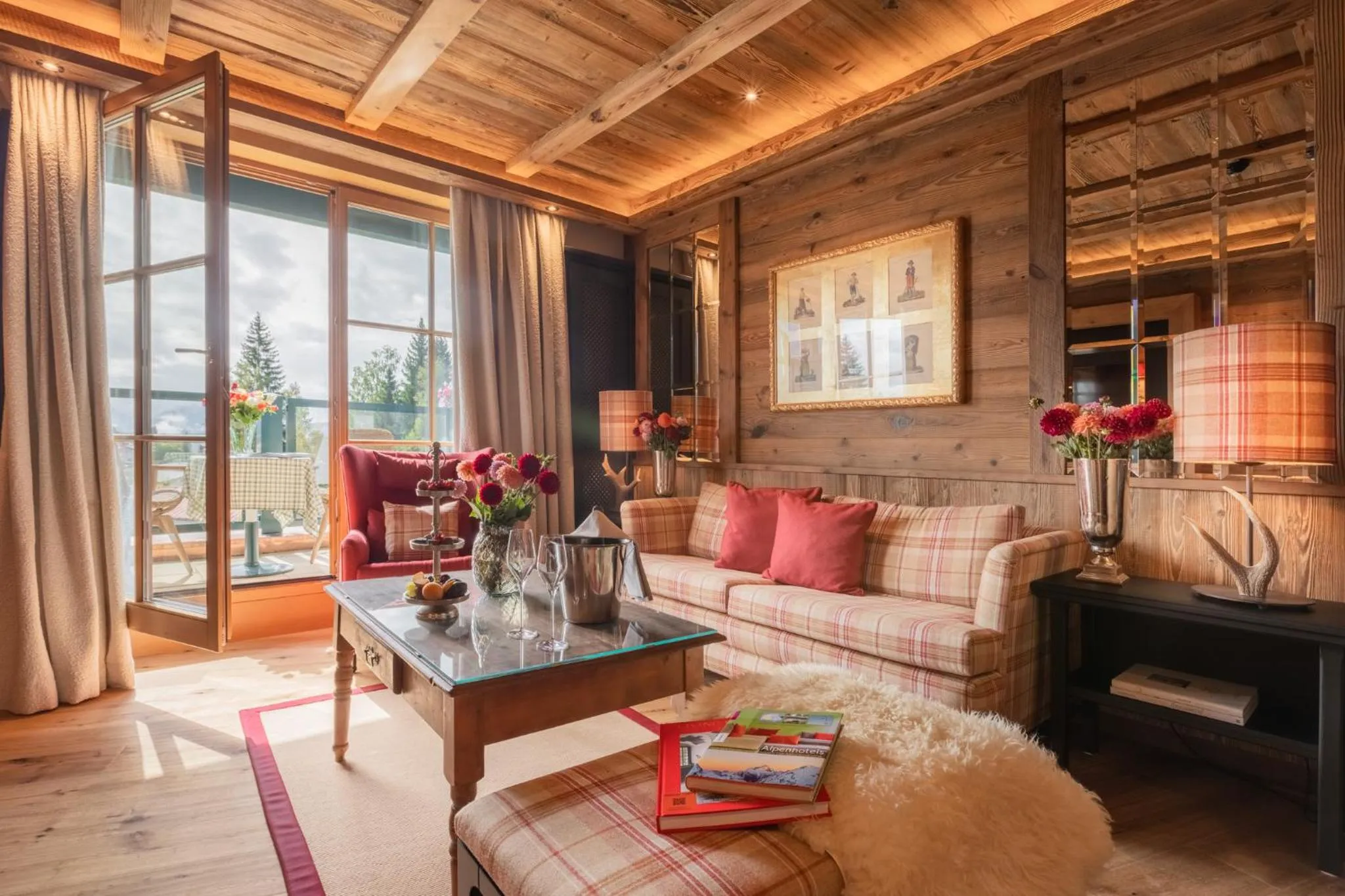 Living room in Alpin Resort Sacher