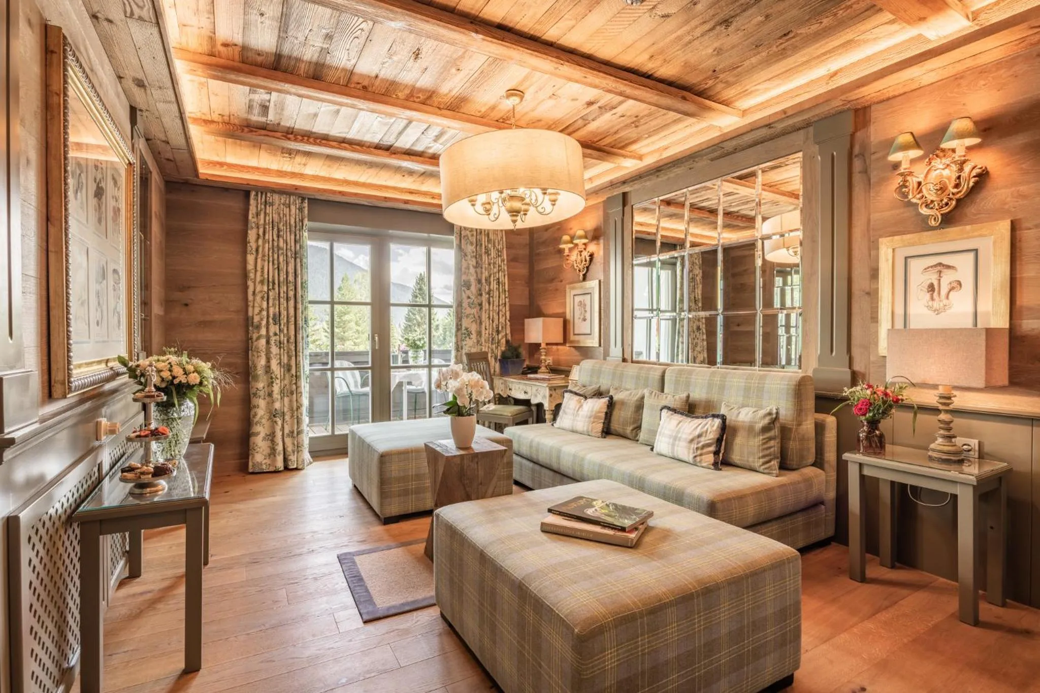 Living room in Alpin Resort Sacher