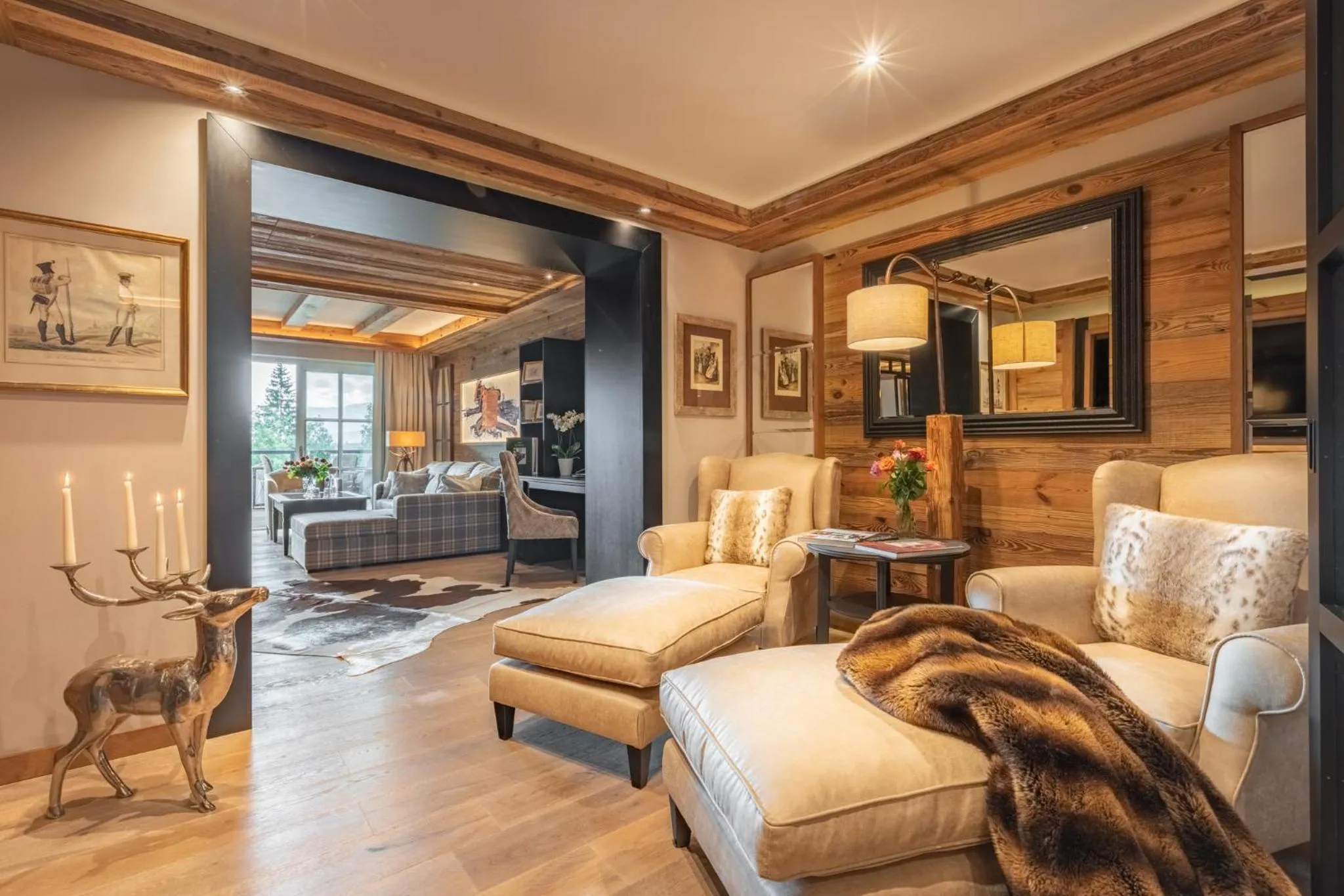 Seating area in Alpin Resort Sacher