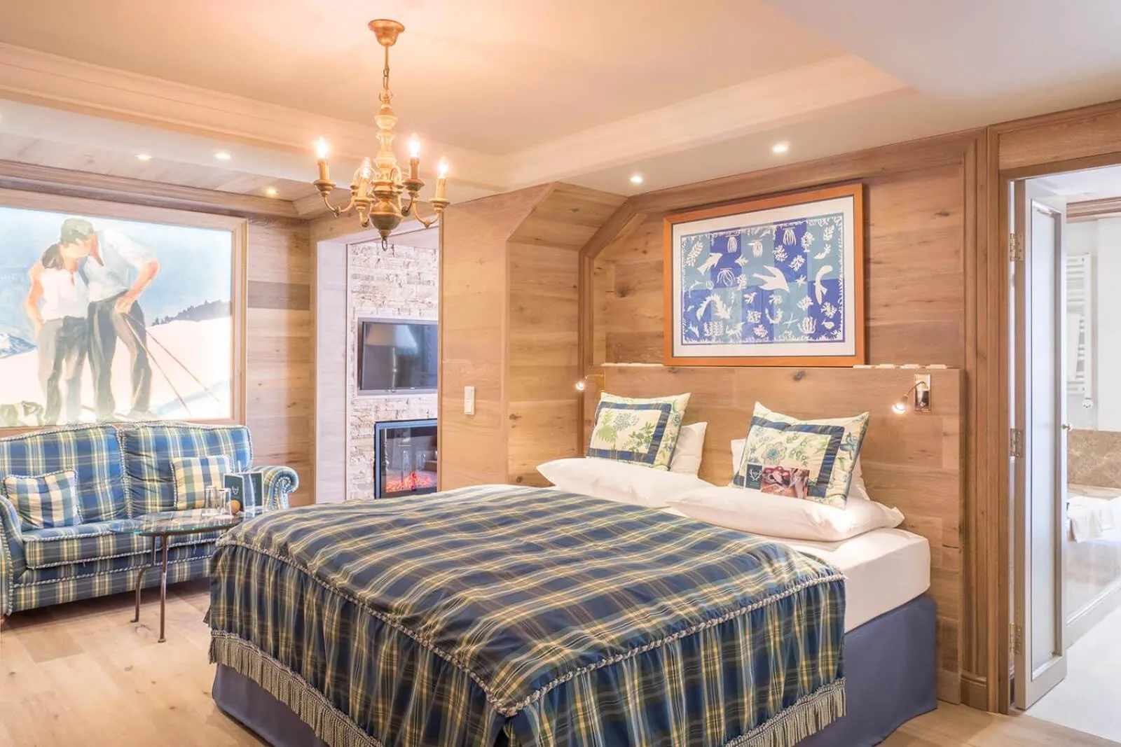 Bed in Alpin Resort Sacher