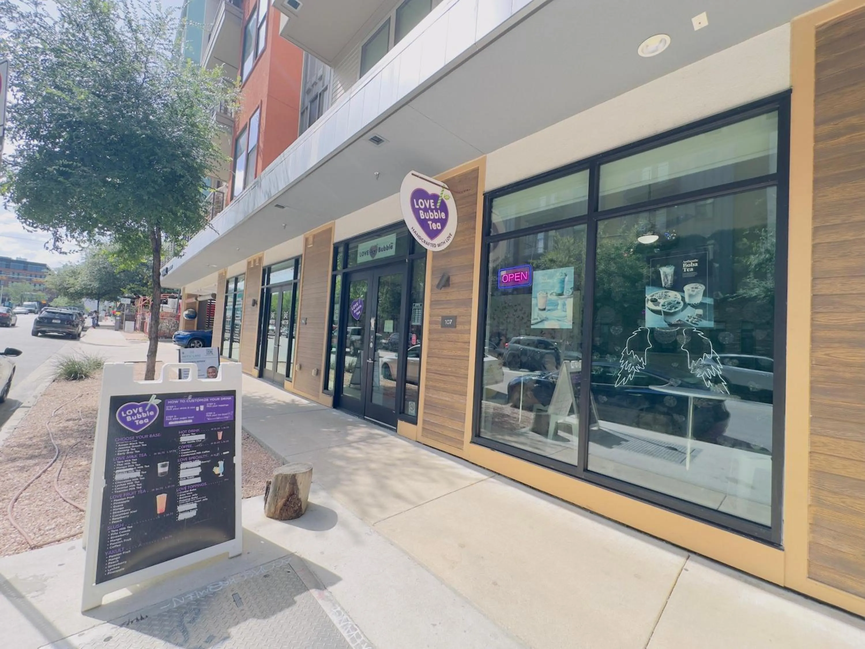 On-site shops in Sentral East Austin at 1614 E Sixth